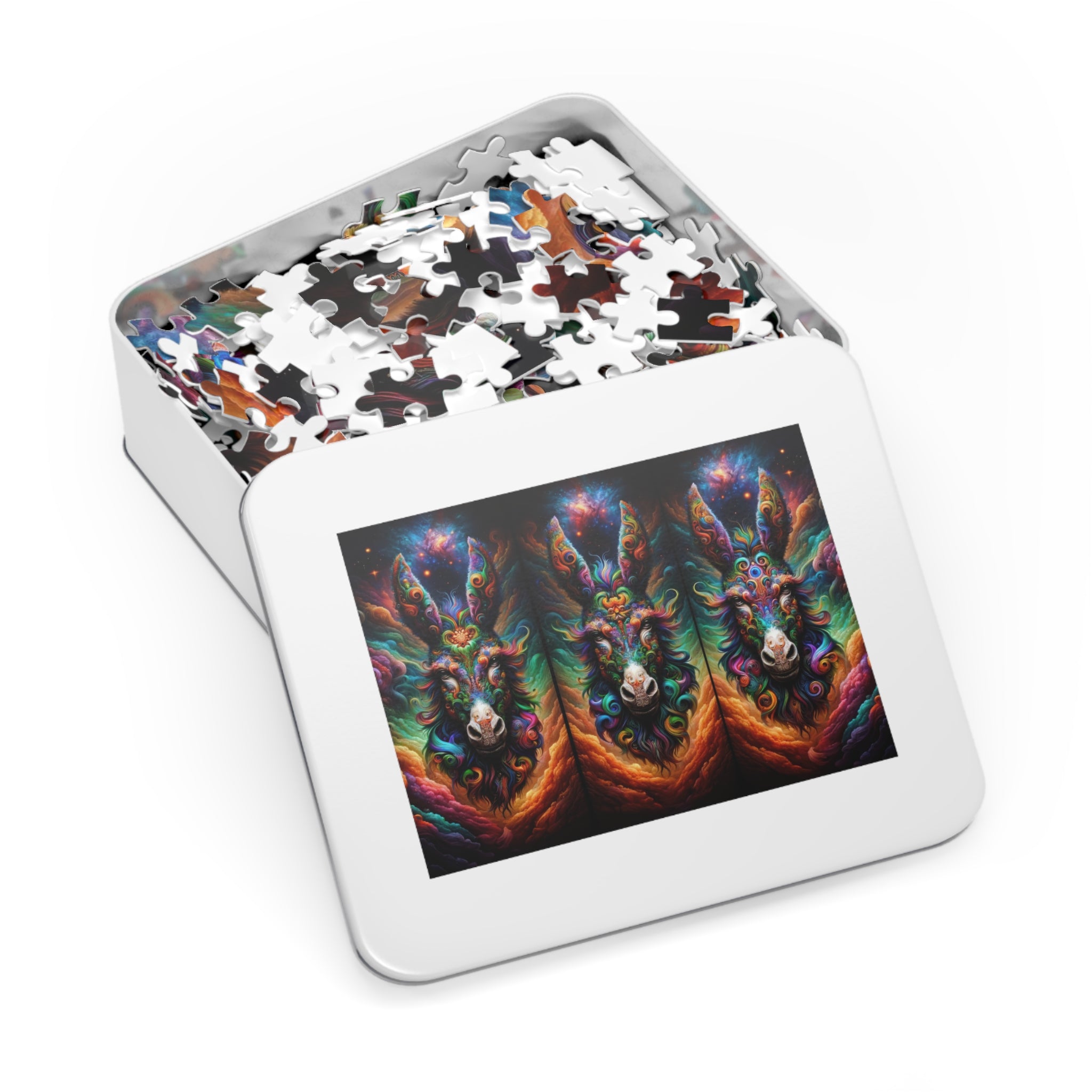 Galactic Donkey Trivision Jigsaw Puzzle