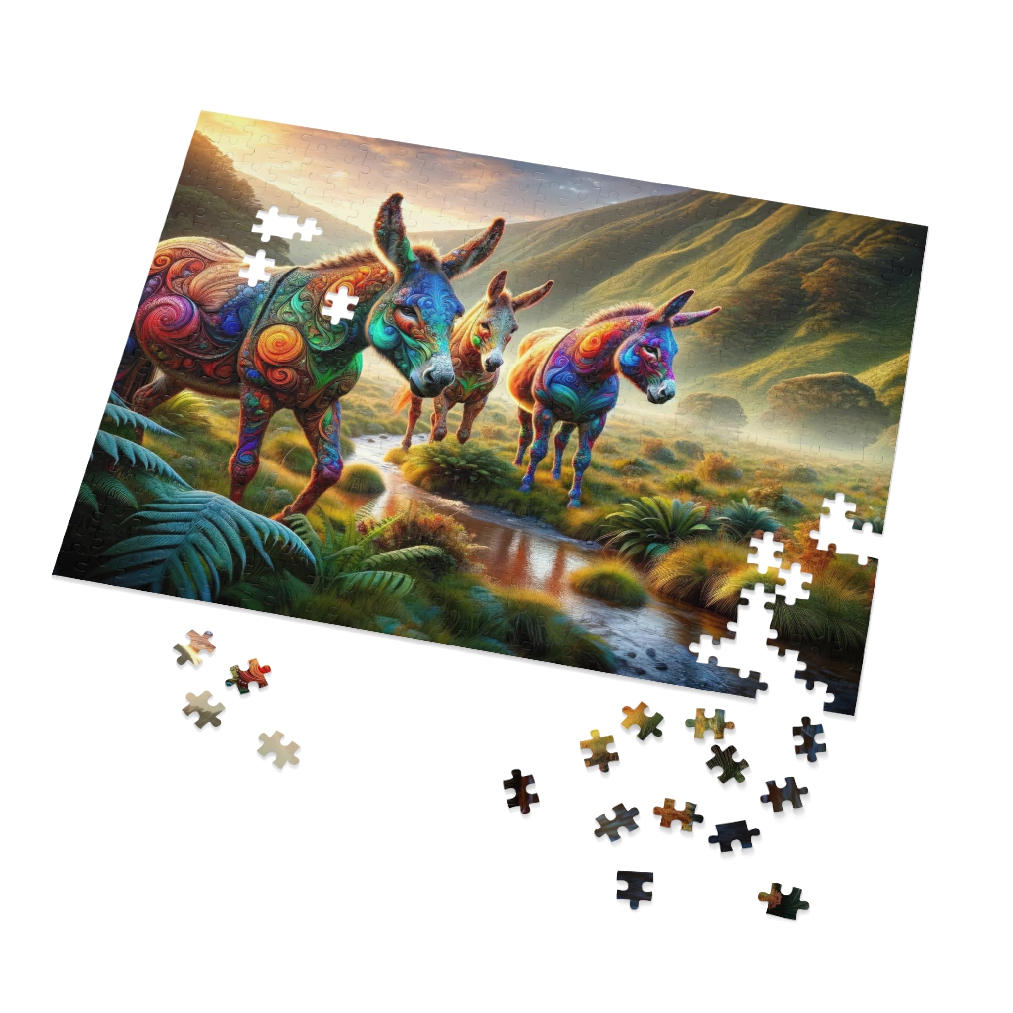 Kaleidoscope Herd Jigsaw Puzzle