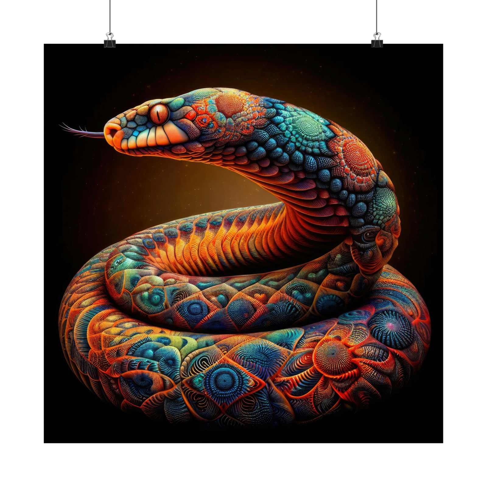 Serpentine Splendor Poster