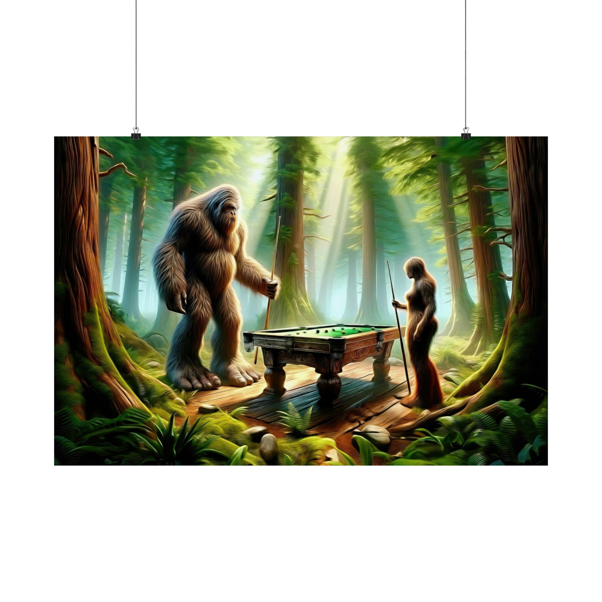 Mystic Woods Pool Game Poster