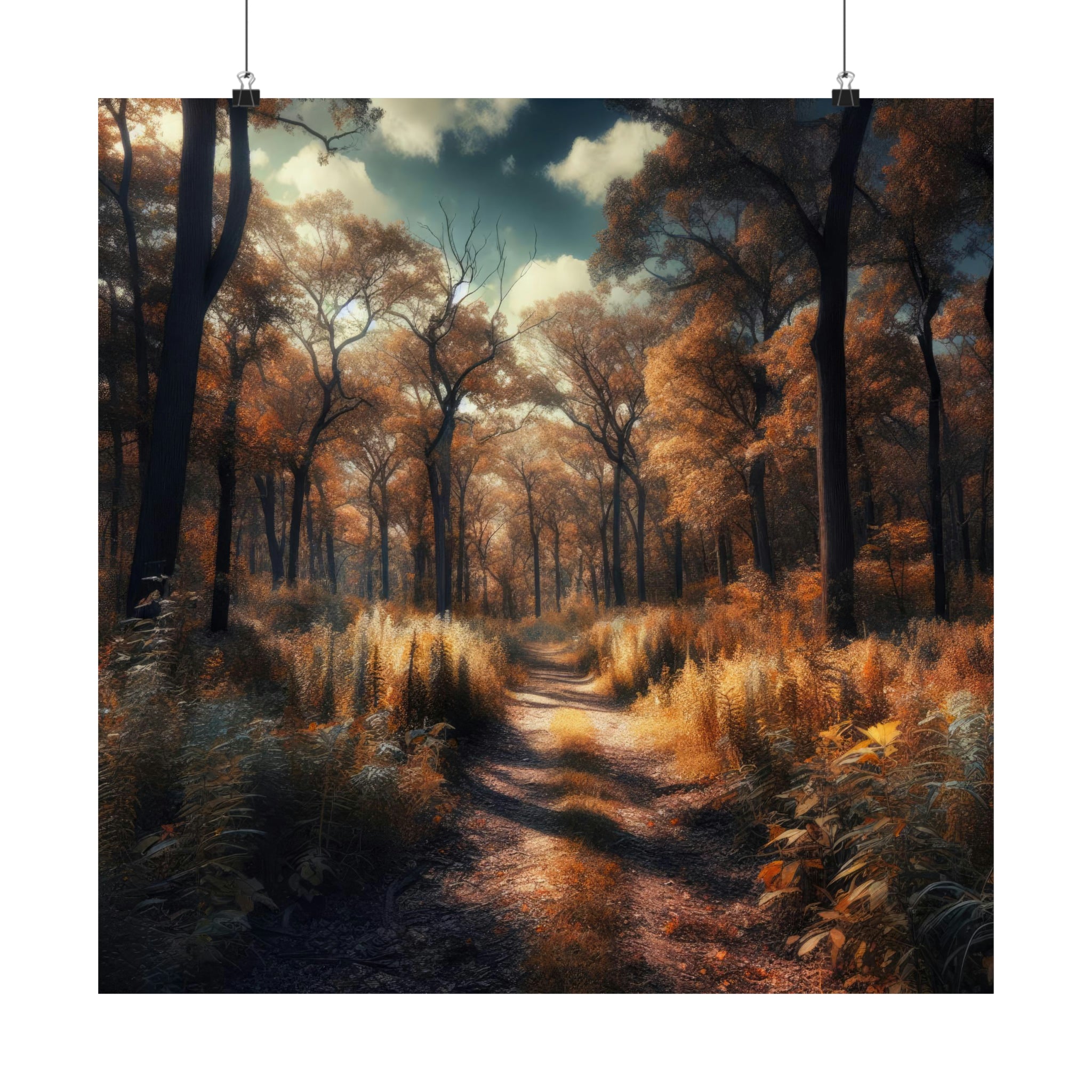 Une tapisserie aux teintes d’automne Poster