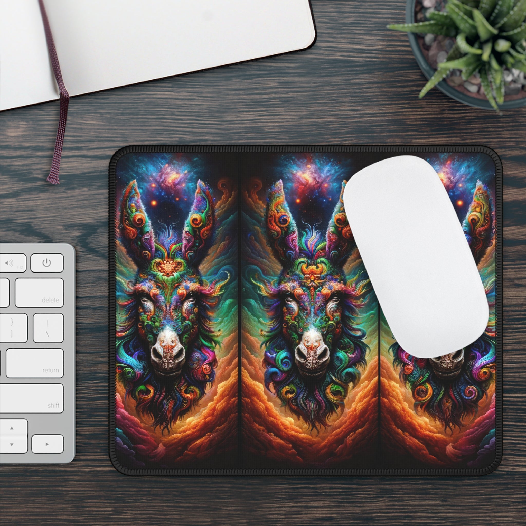 Galactic Donkey Trivision Gaming Mouse Pad