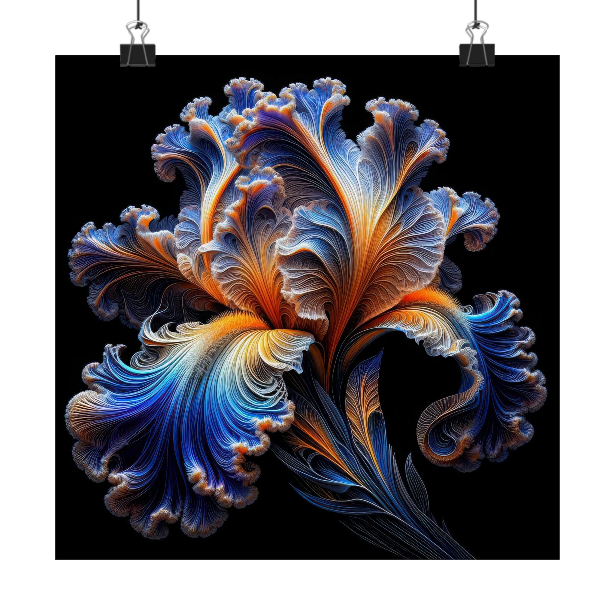 La valse de la flore fractale Poster