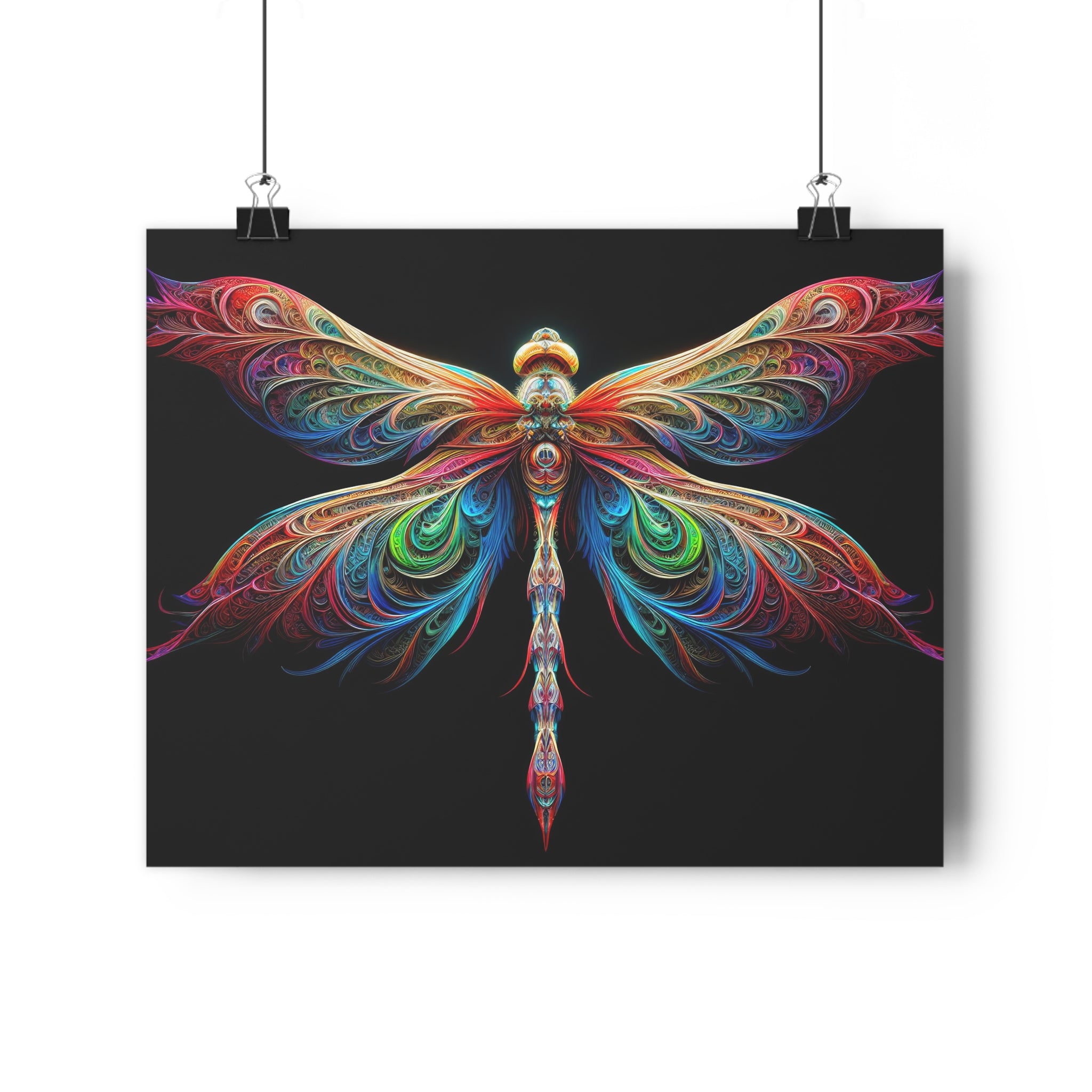 Deslumbrantes alas de libélula Lámina artística