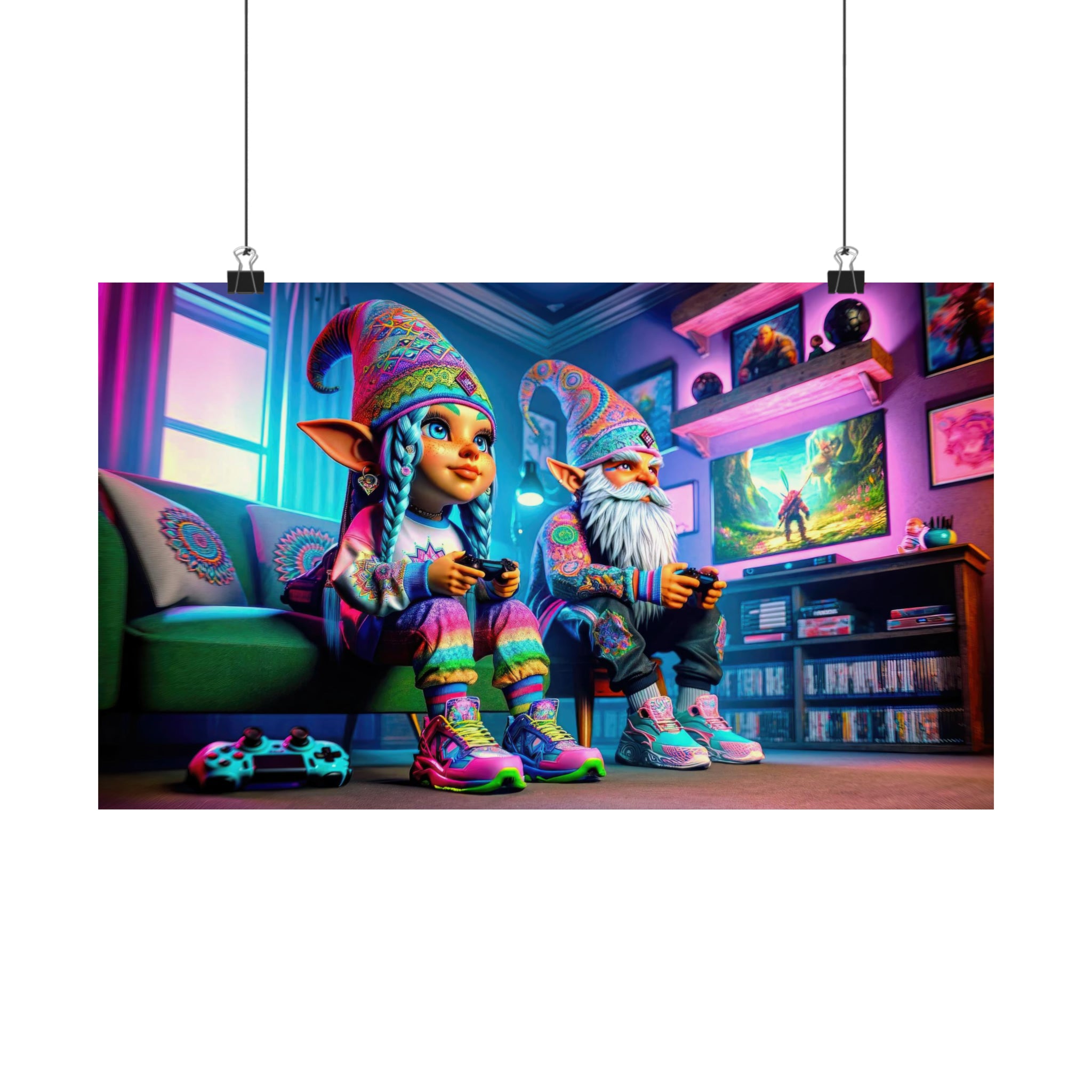 La búsqueda gnómica Póster