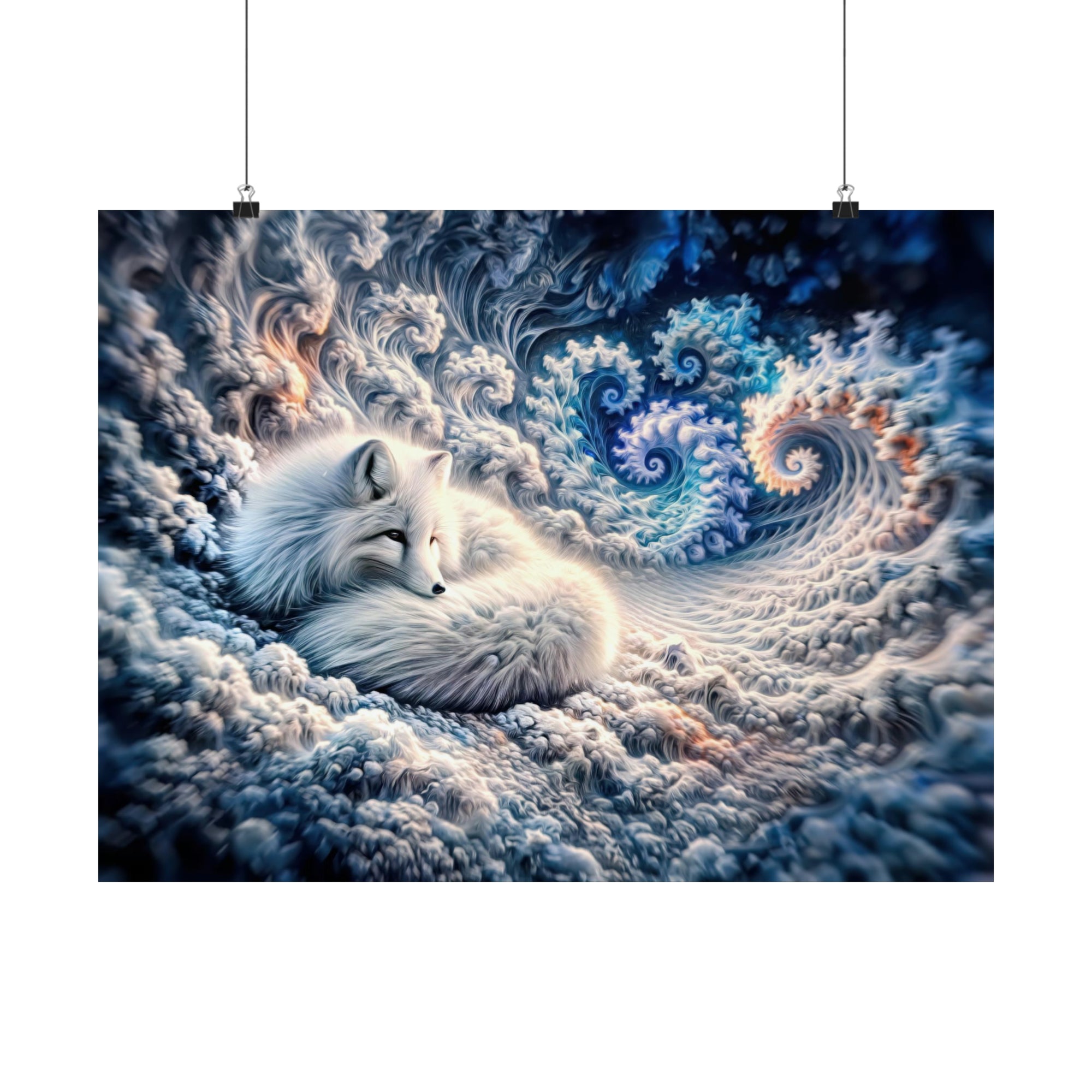 Le renard fractal Poster