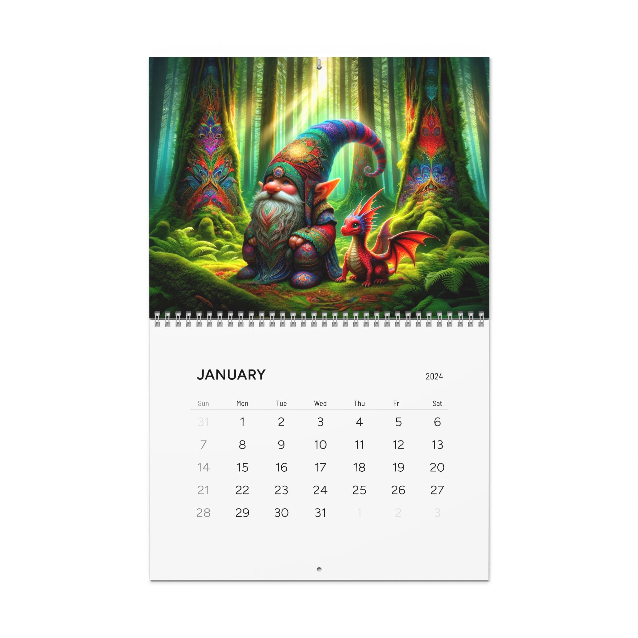 Calendario Gnomos de Dragon Grove (2024)