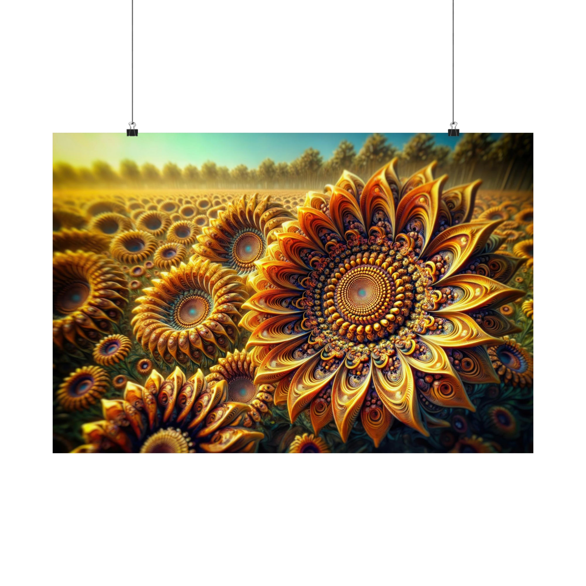 Fractal Bloom Infinity Poster