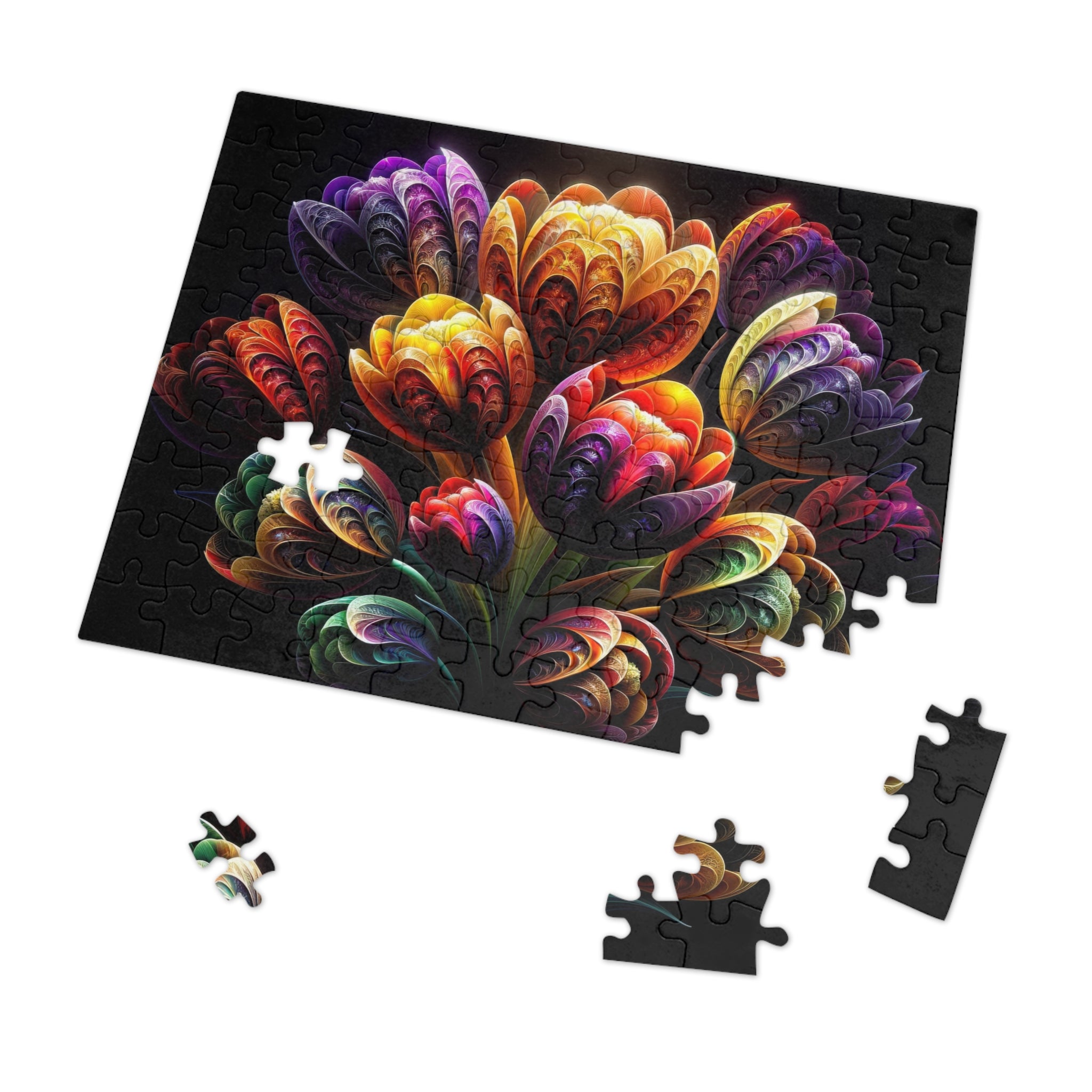 Puzzle Infini de floraison fractale