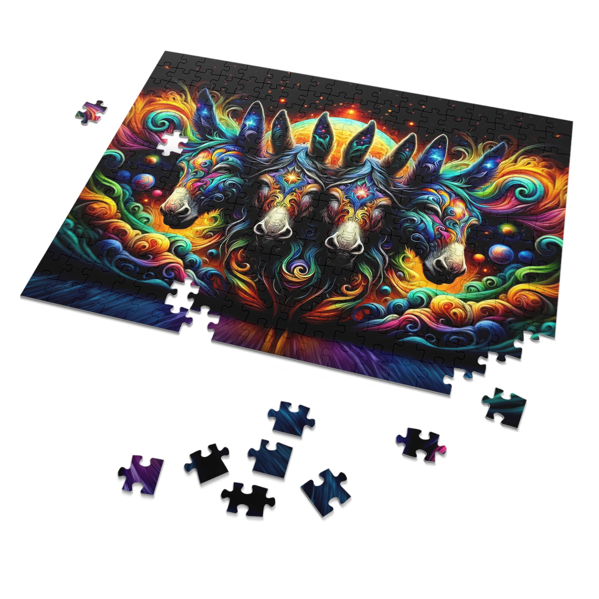 Quantum Donkey Quasar Jigsaw Puzzle