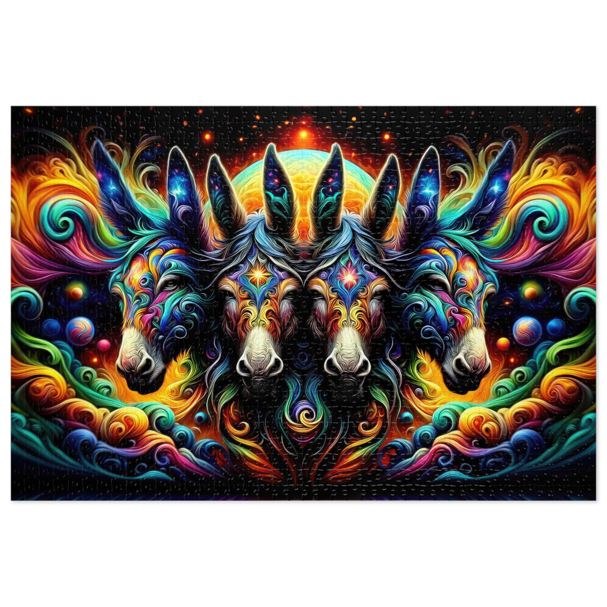 Quantum Donkey Quasar Jigsaw Puzzle