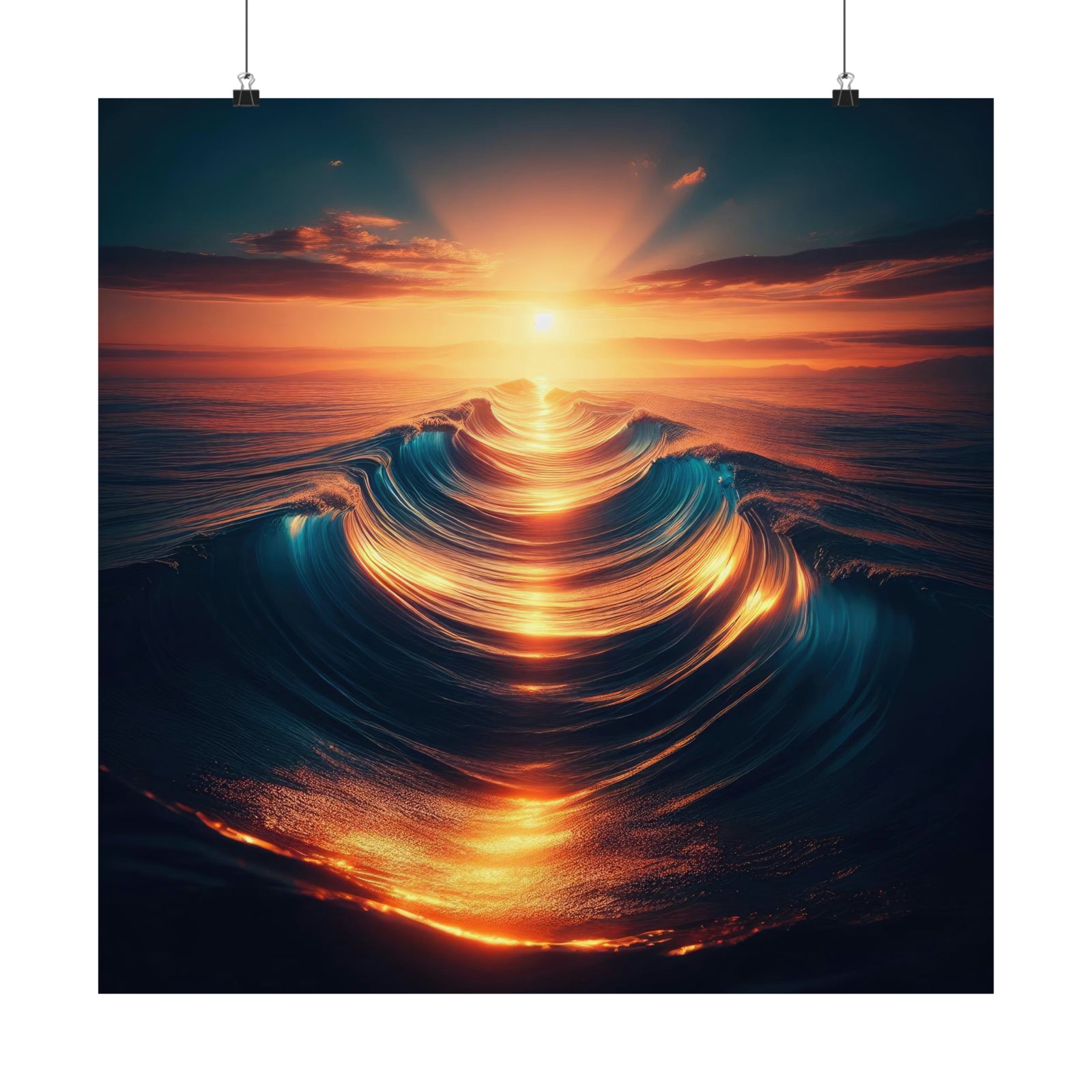 Tranquility by the Sea Poster