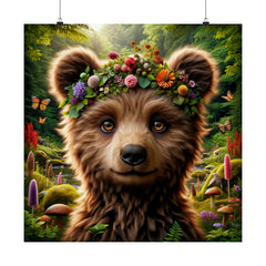 The Young Forager’s Floral Crown Poster