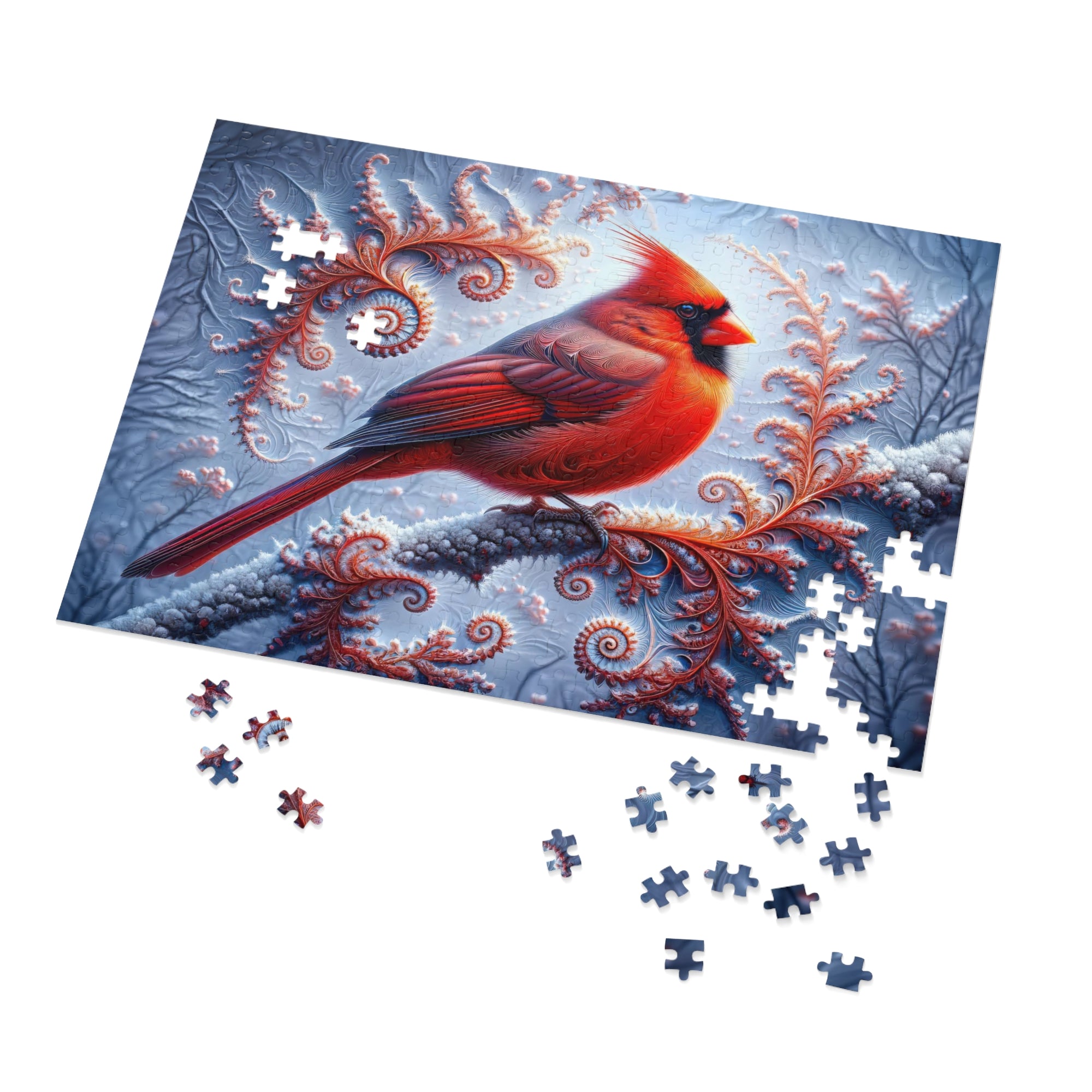 Puzzle L'hiver fractal du Cardinal