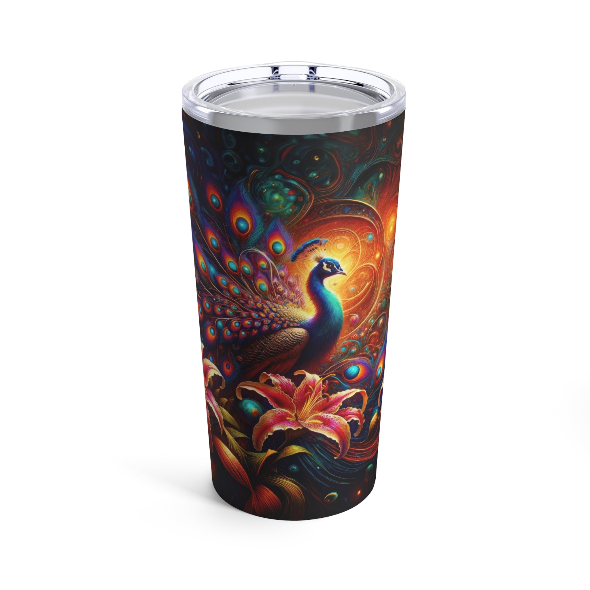 Peacock Galaxy Gala Tumbler 20oz