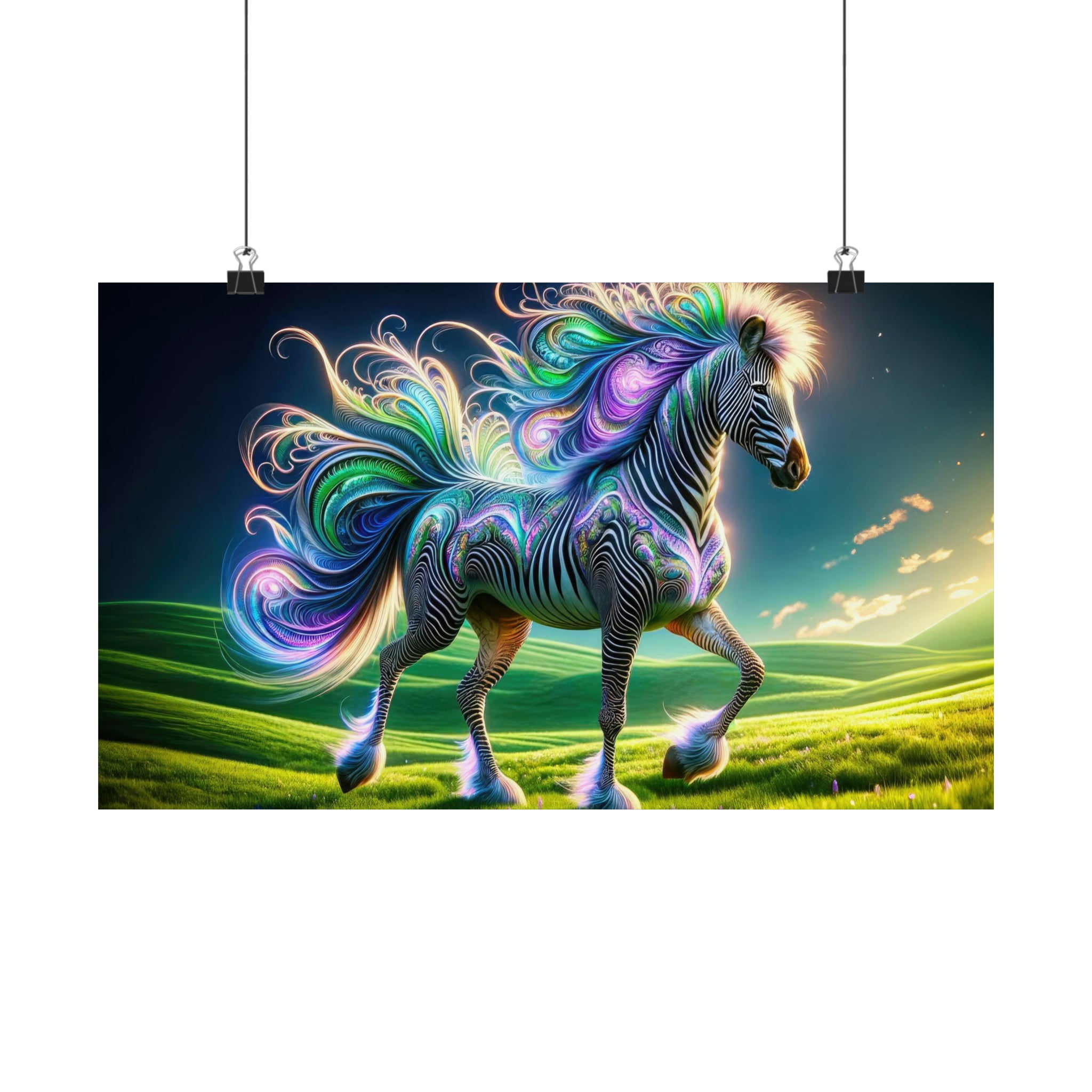 Mística fluorescente Póster