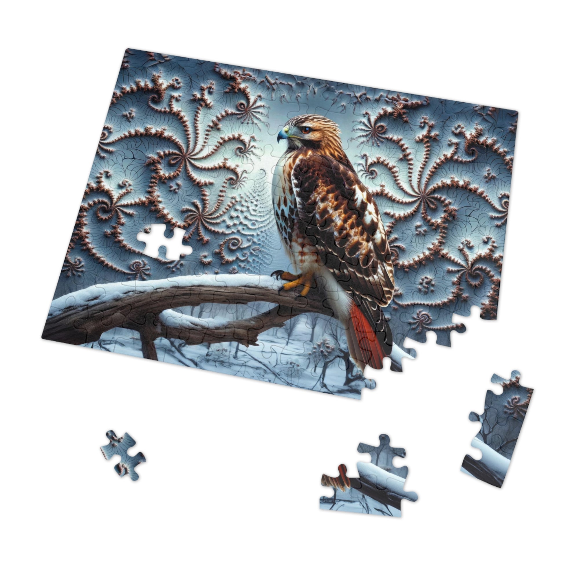 Red-Tailed Fractal Sovereign Jigsaw Puzzle