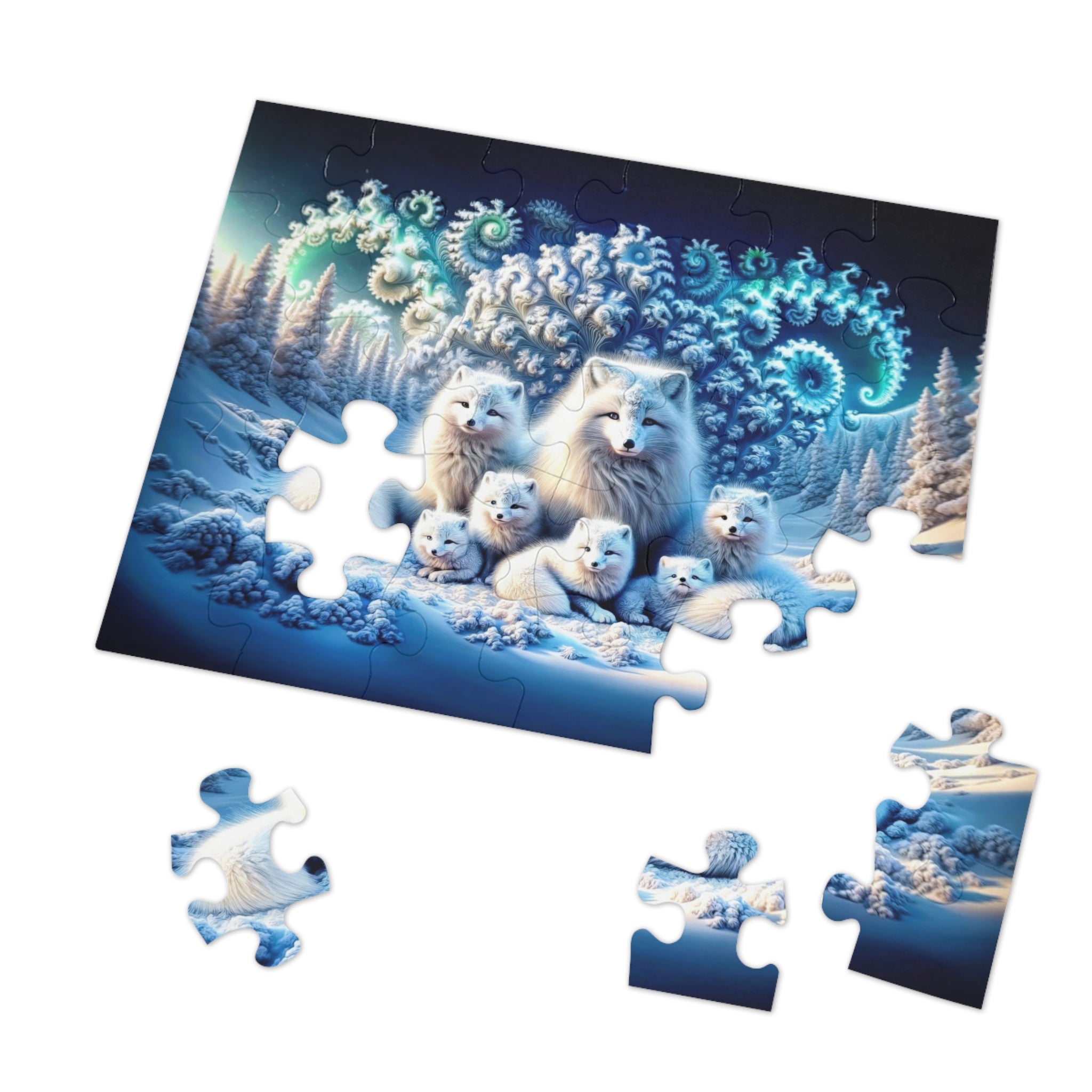 La saga silenciosa de Snow Foxe Puzzle