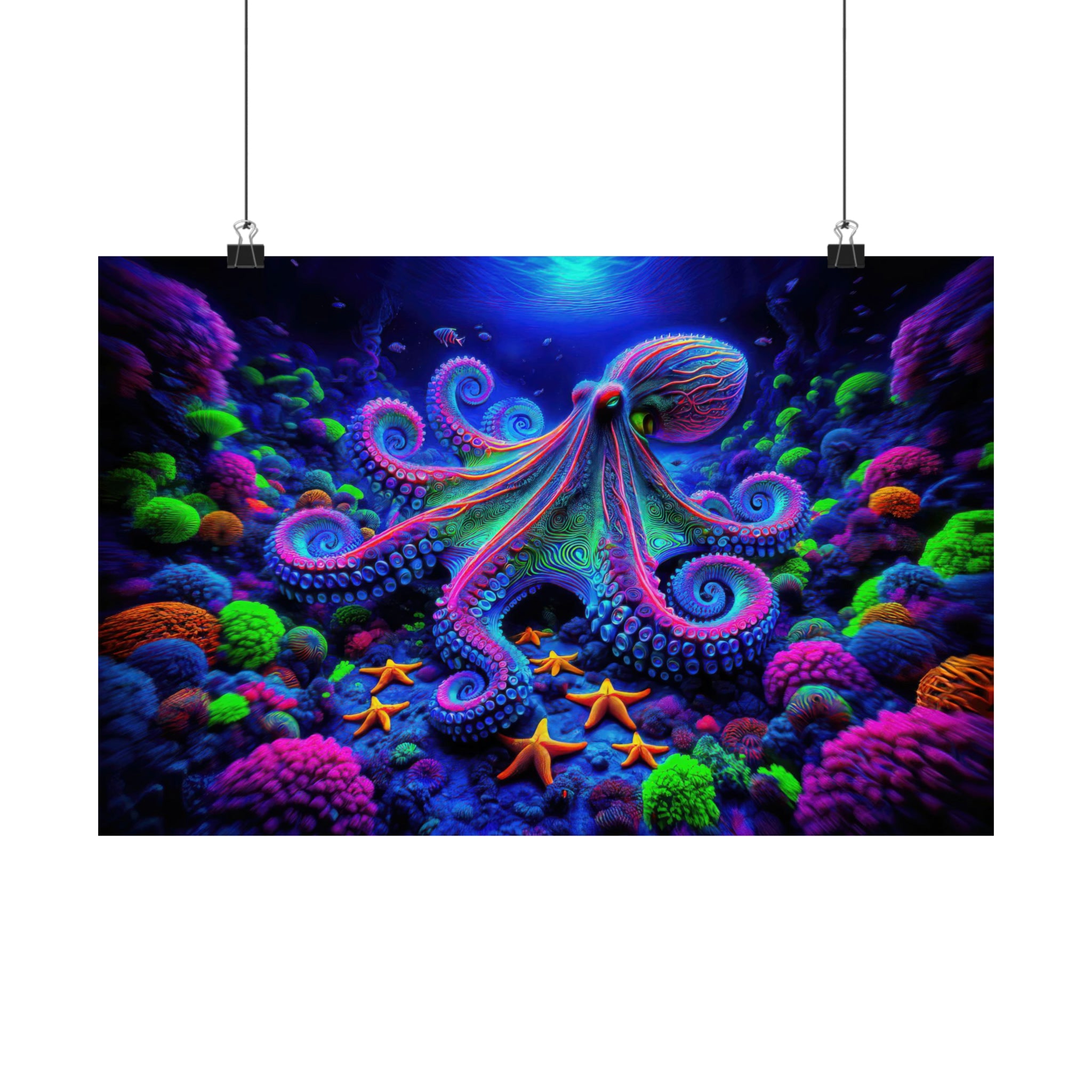 The Technicolor Depths of an Octopus Poster