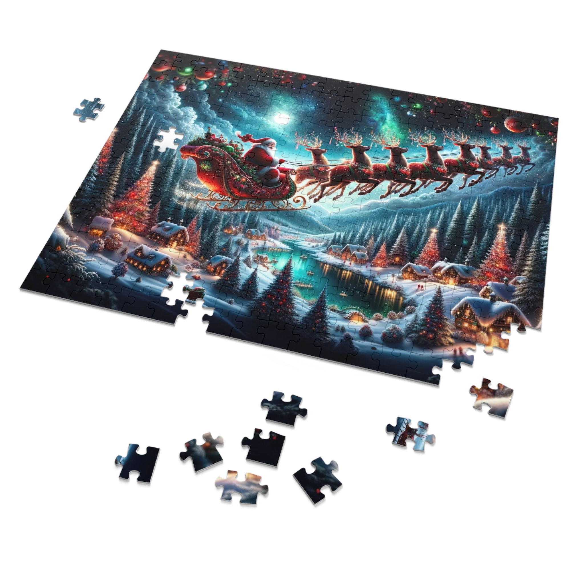 Puzzle Le voyage étoilé du Père Noël