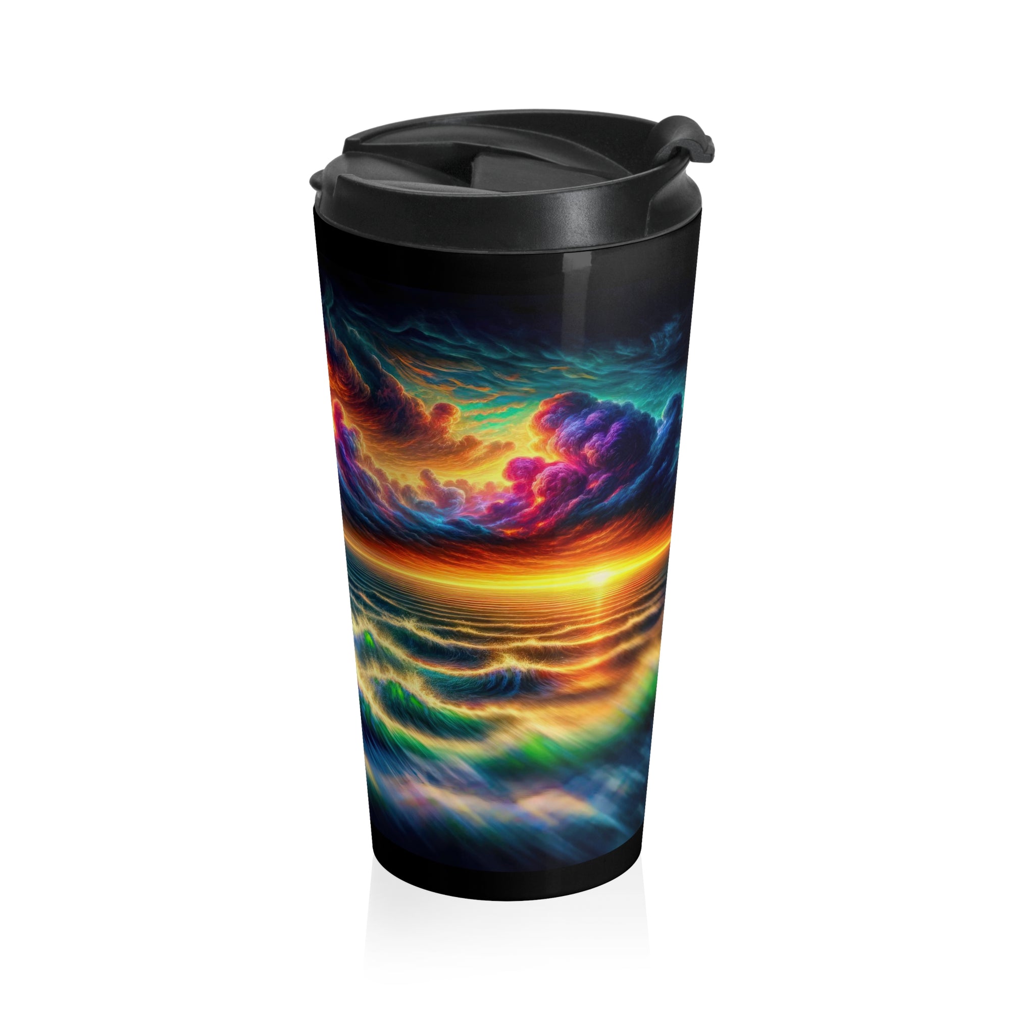 Susurros de la marea celestial Taza de viaje