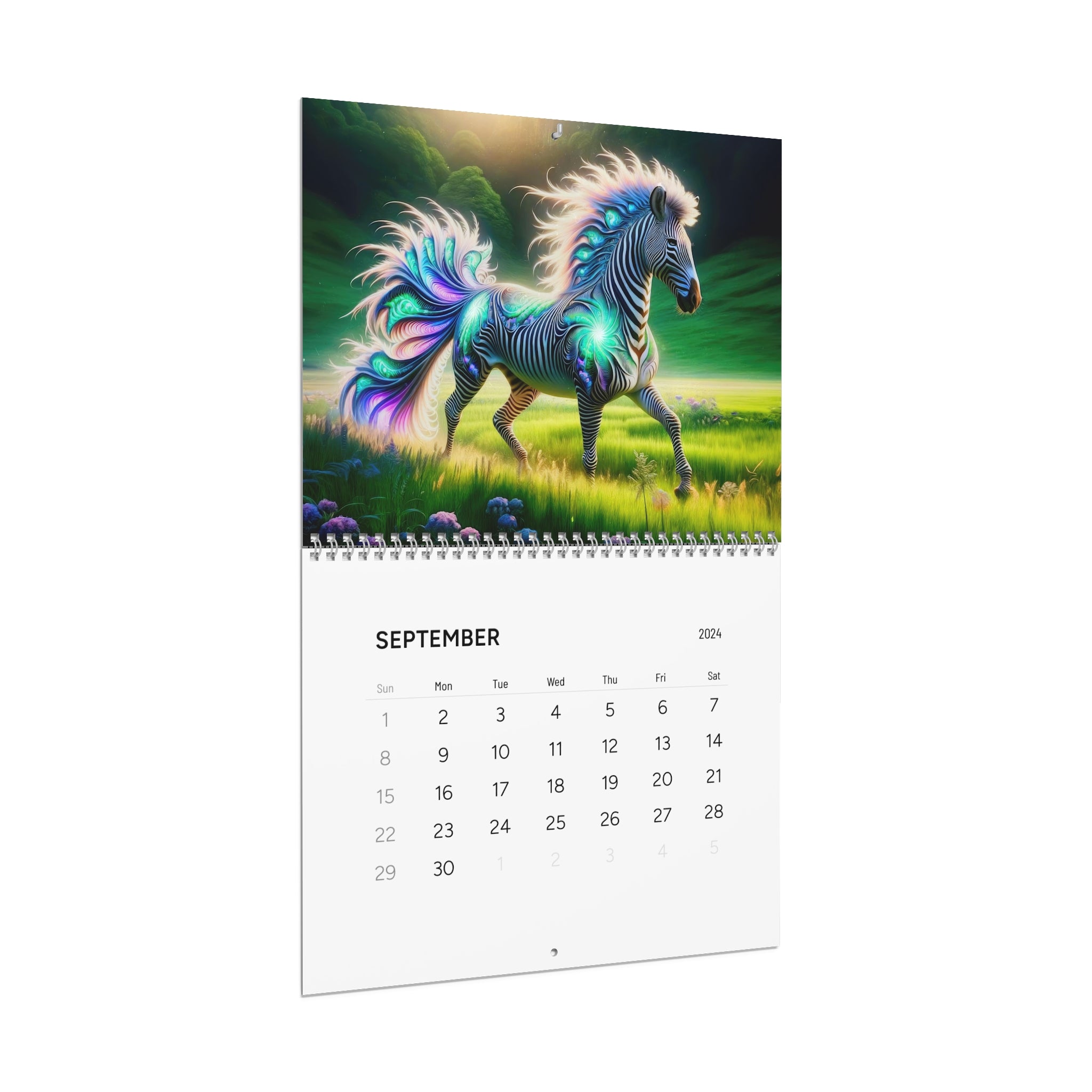 Calendario de espectro de cebra (2024) V2