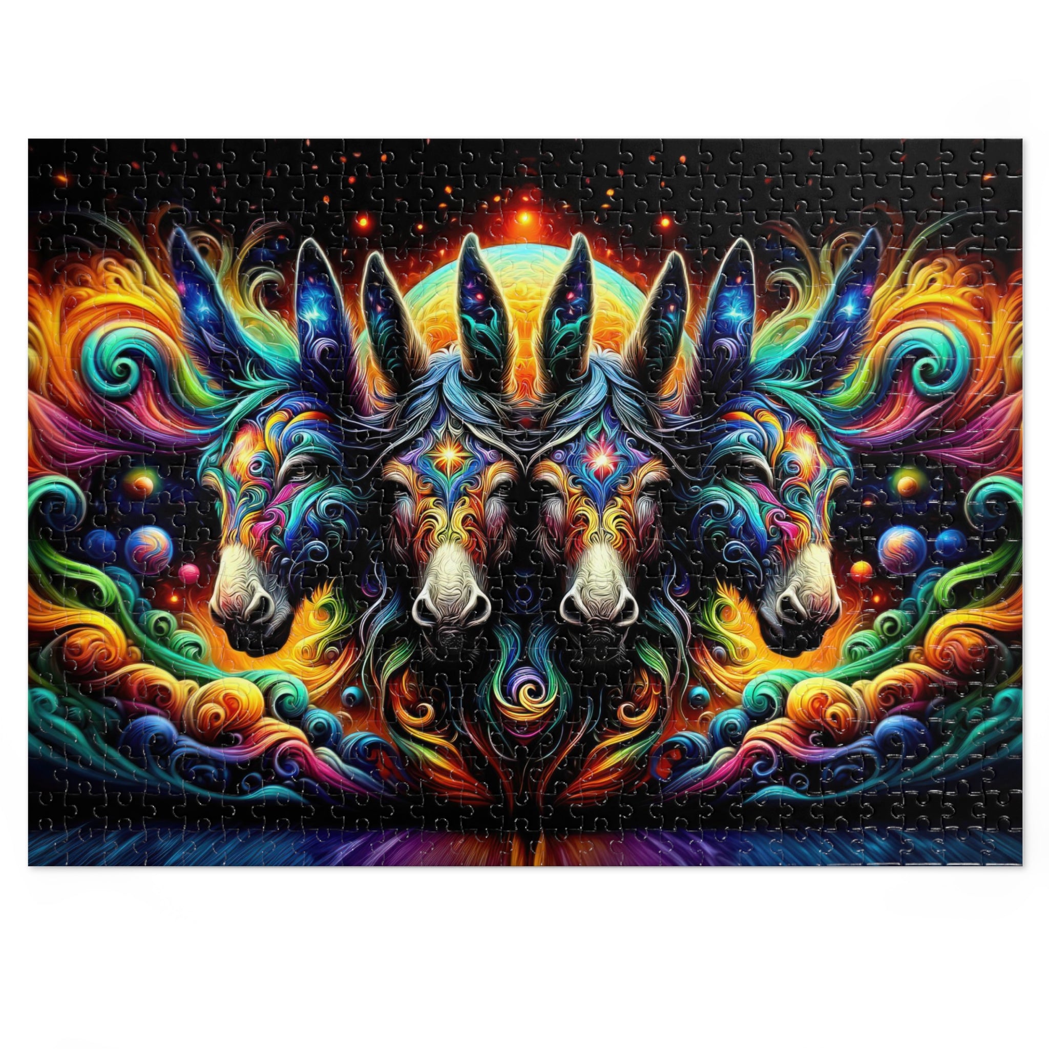 Quantum Donkey Quasar Jigsaw Puzzle