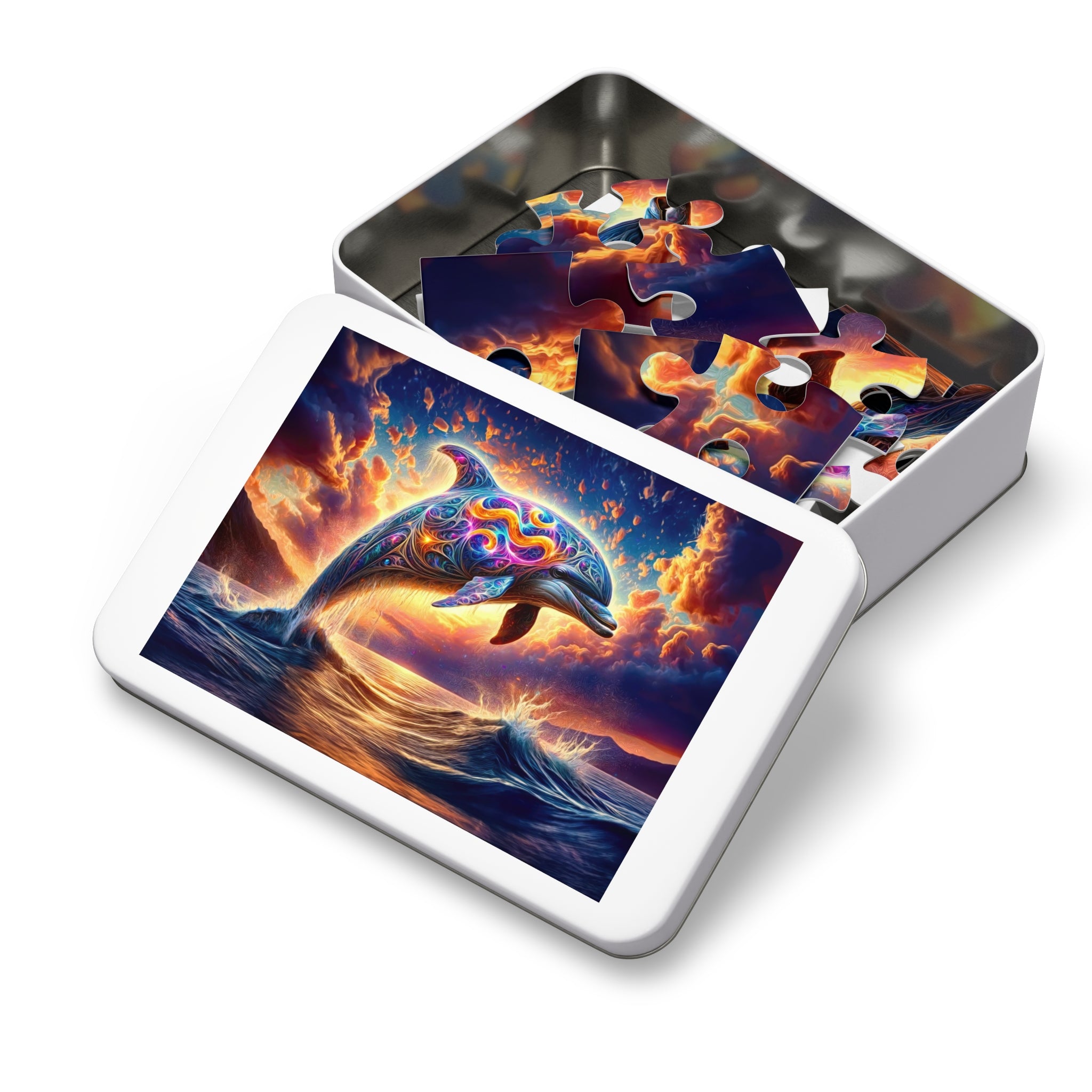 A Leap Through Starlit Seas Jigsaw Puzzle