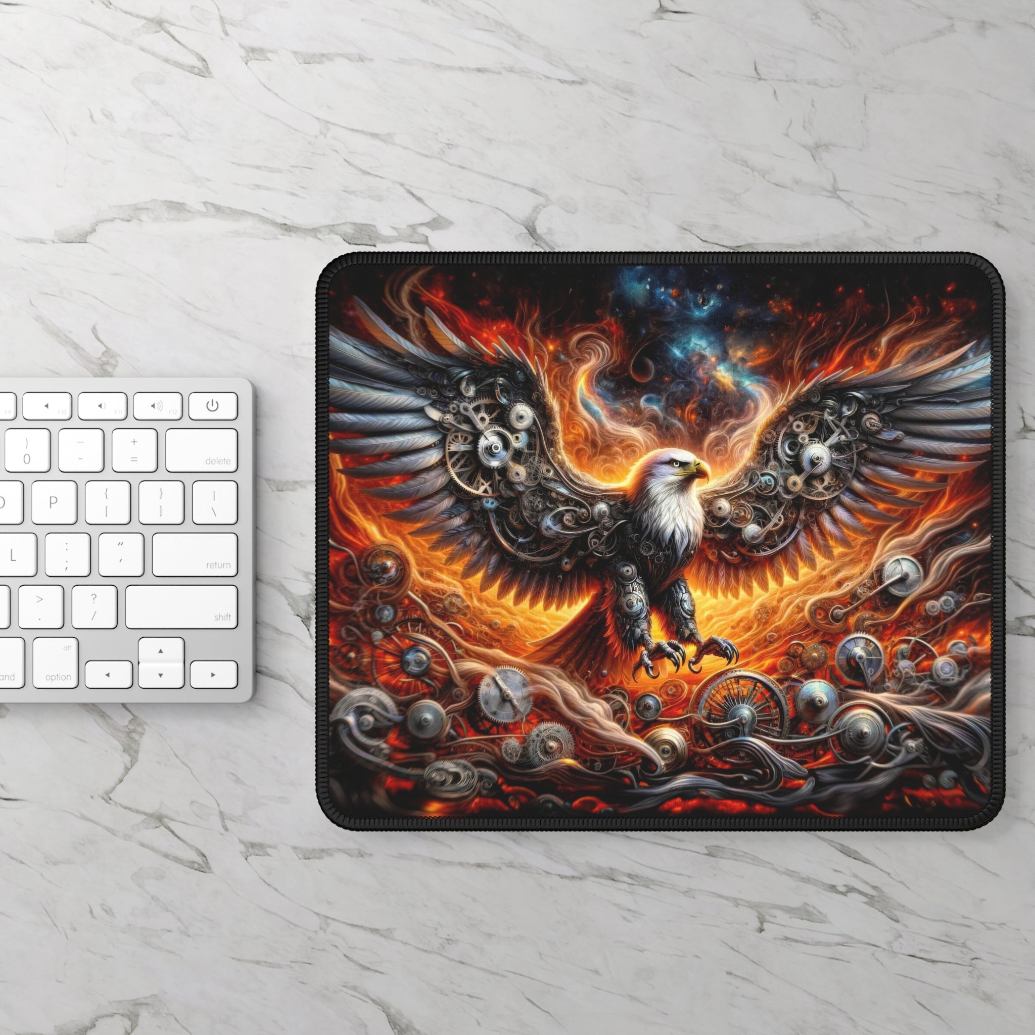 Alfombrilla de ratón para juegos Eagle of the Eternal Gears