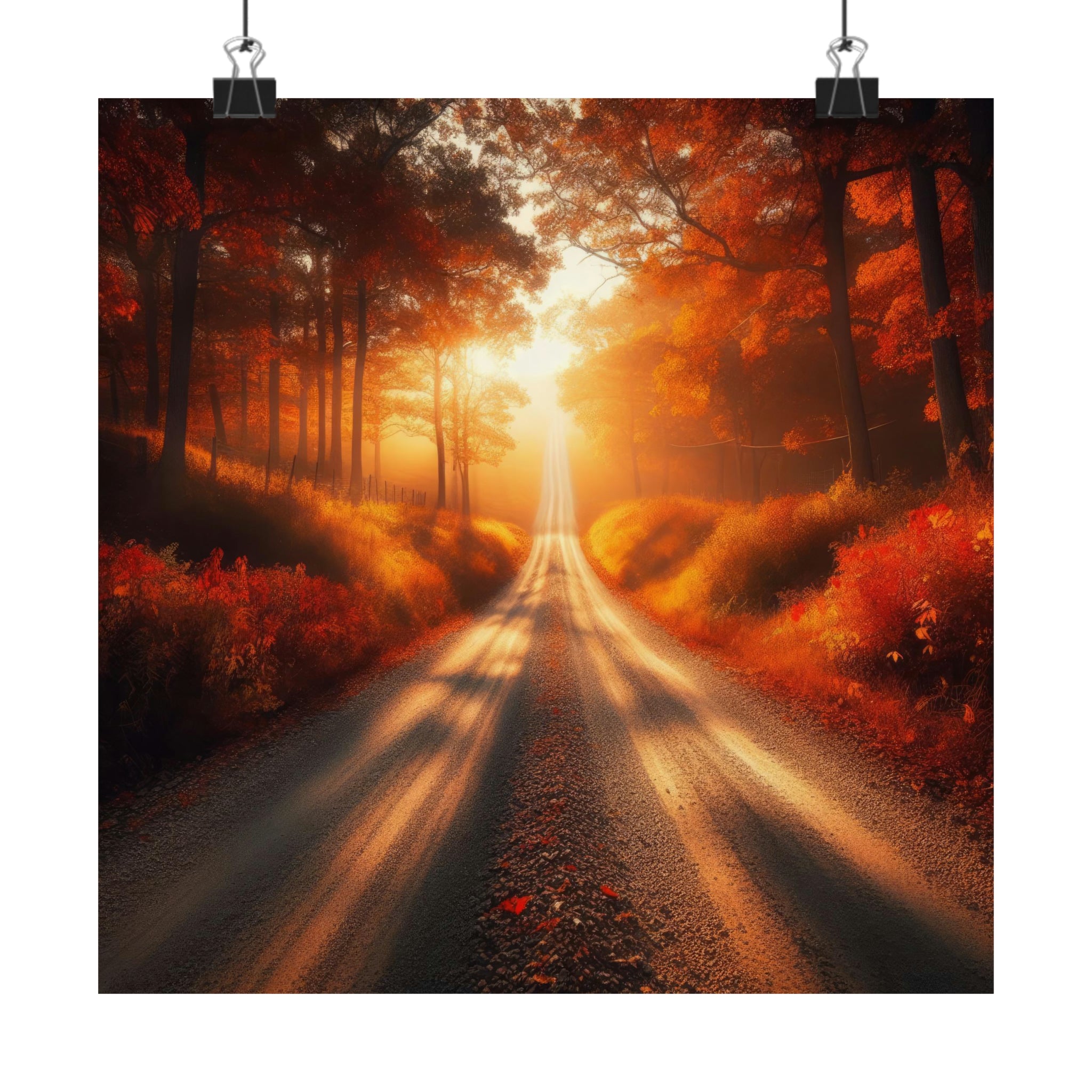 La serenidad del otoño Póster