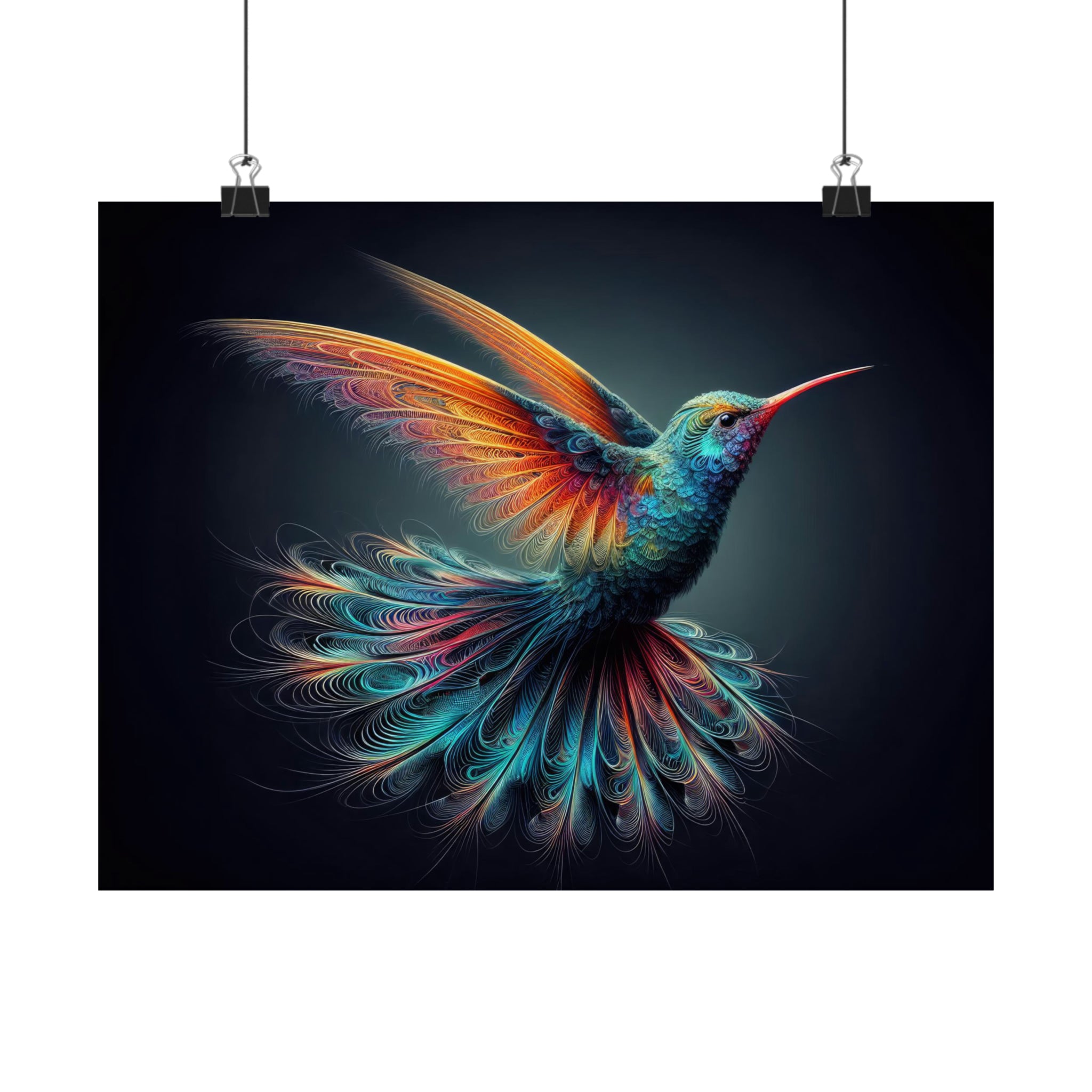 Póster Elegancia aérea