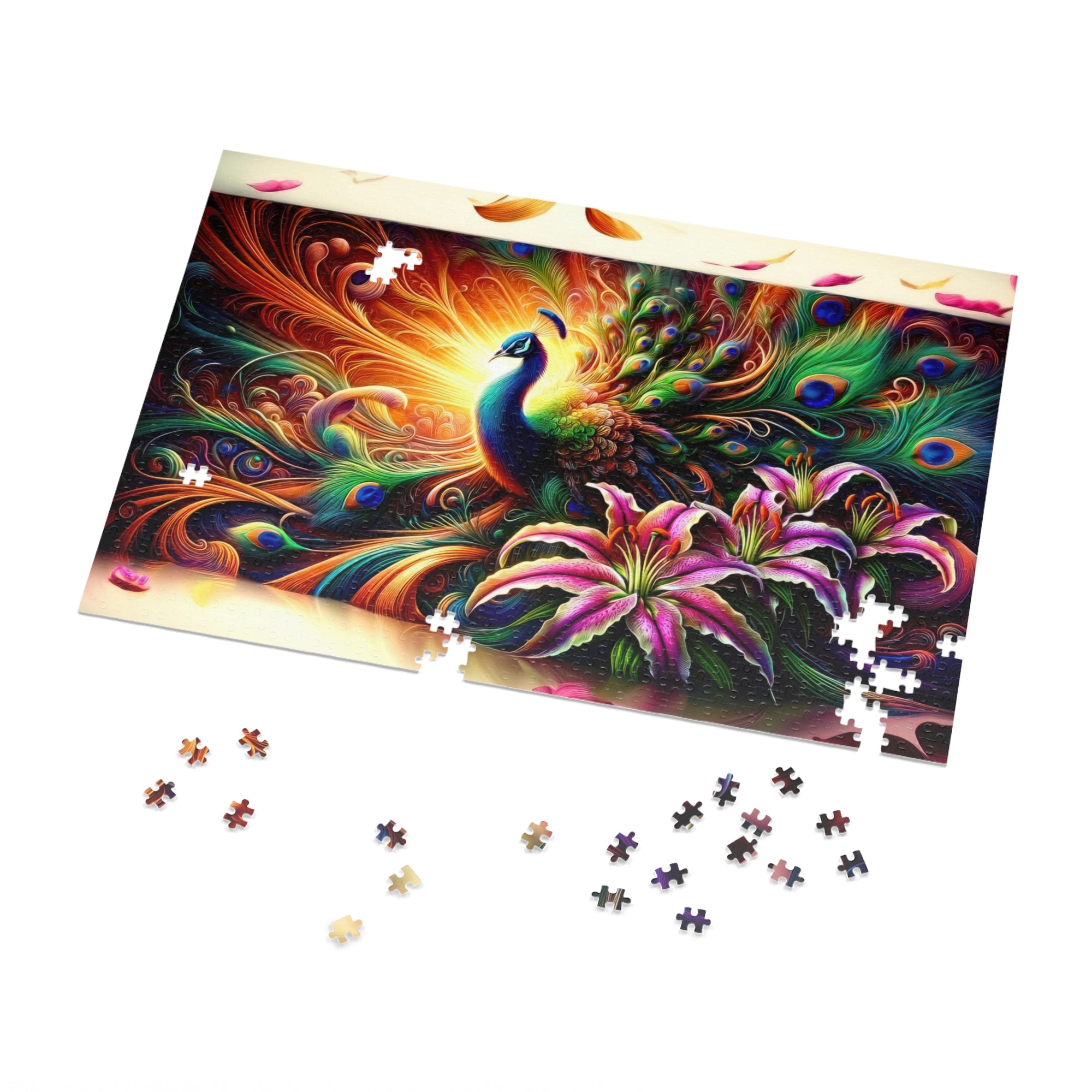 Puzzle Fantasía de plumas del universo