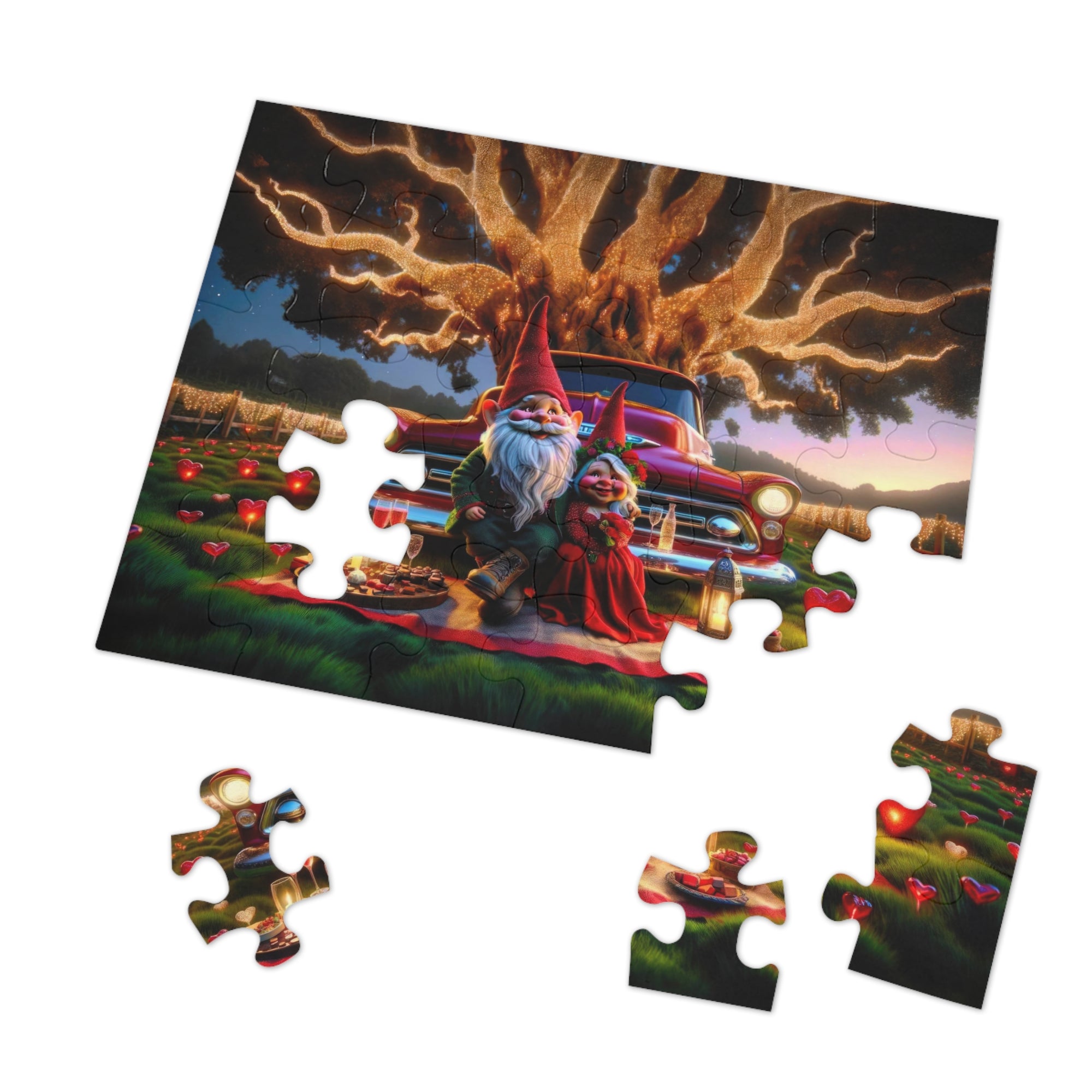 Puzzle Pique-nique enchanté au crépuscule