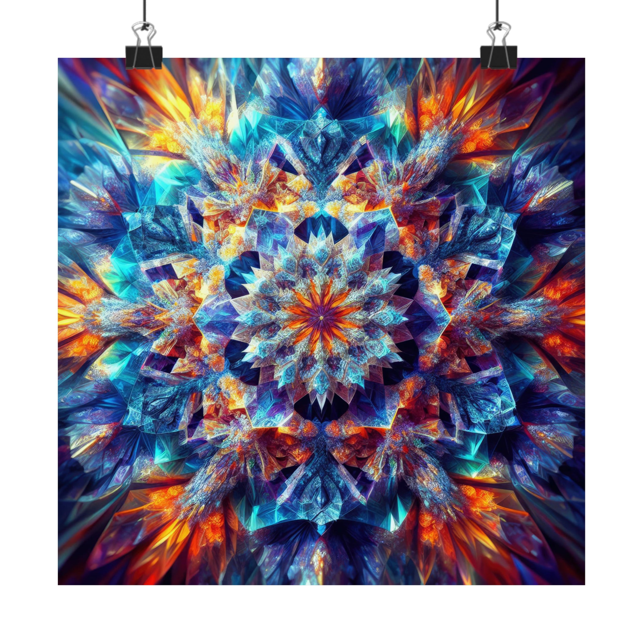 Fractal Mirage Poster