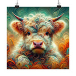 Baroque Bovine Poster