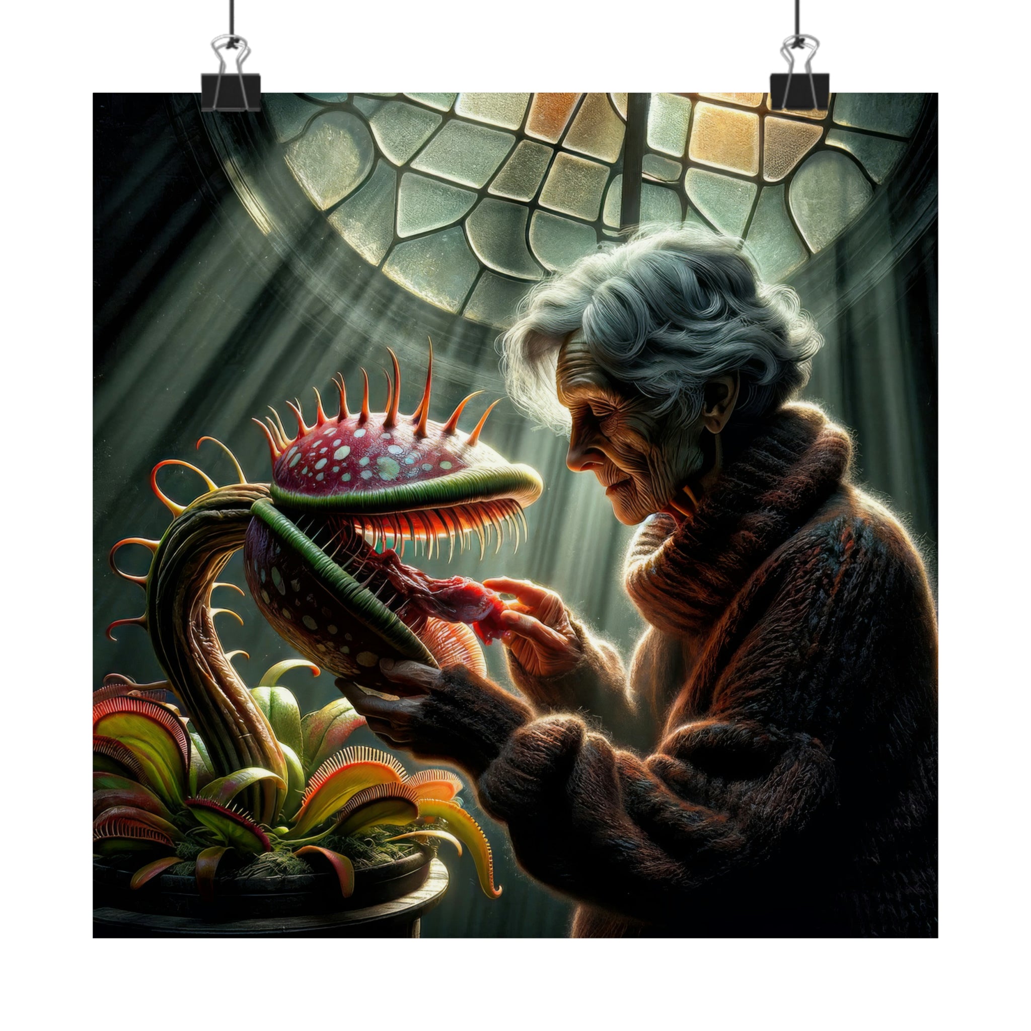 The Serenity of the Savage Garden Poster