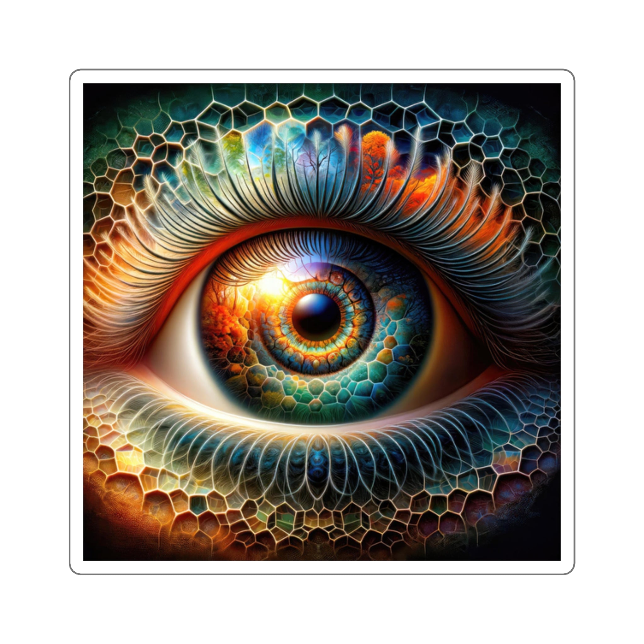 A Kaleidoscope Vision Sight Stickers