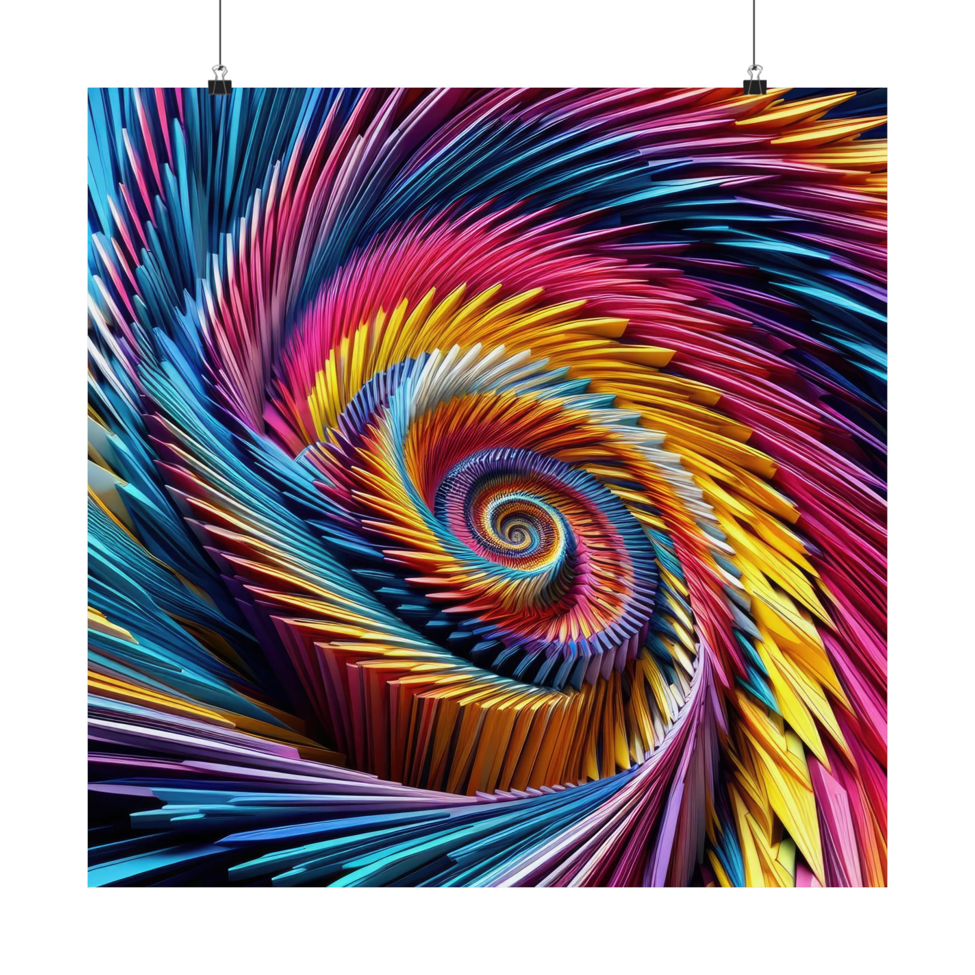 Fibonacci - Tapiz abstracto Póster