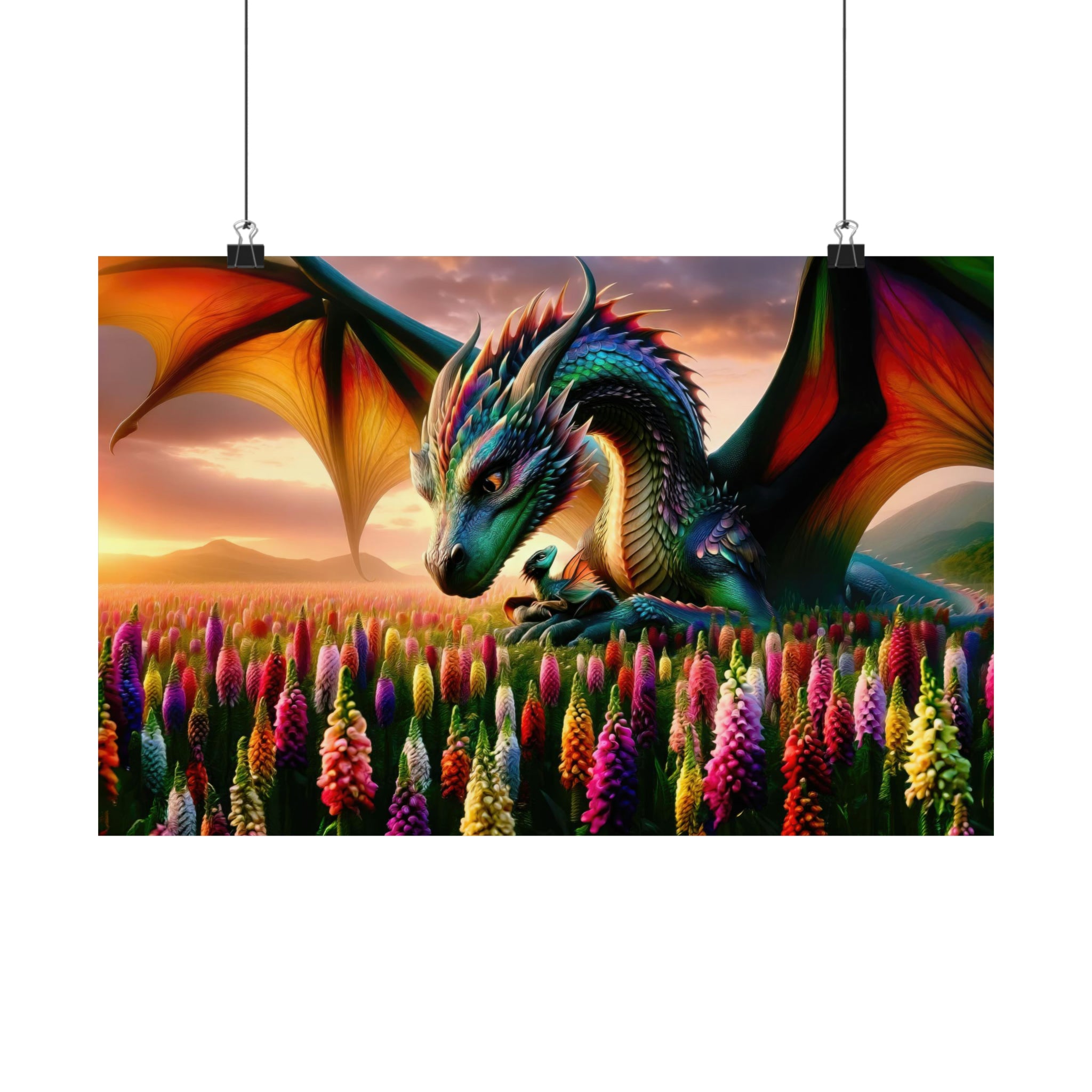 Guardian's Embrace at Snapdragon Vale Poster