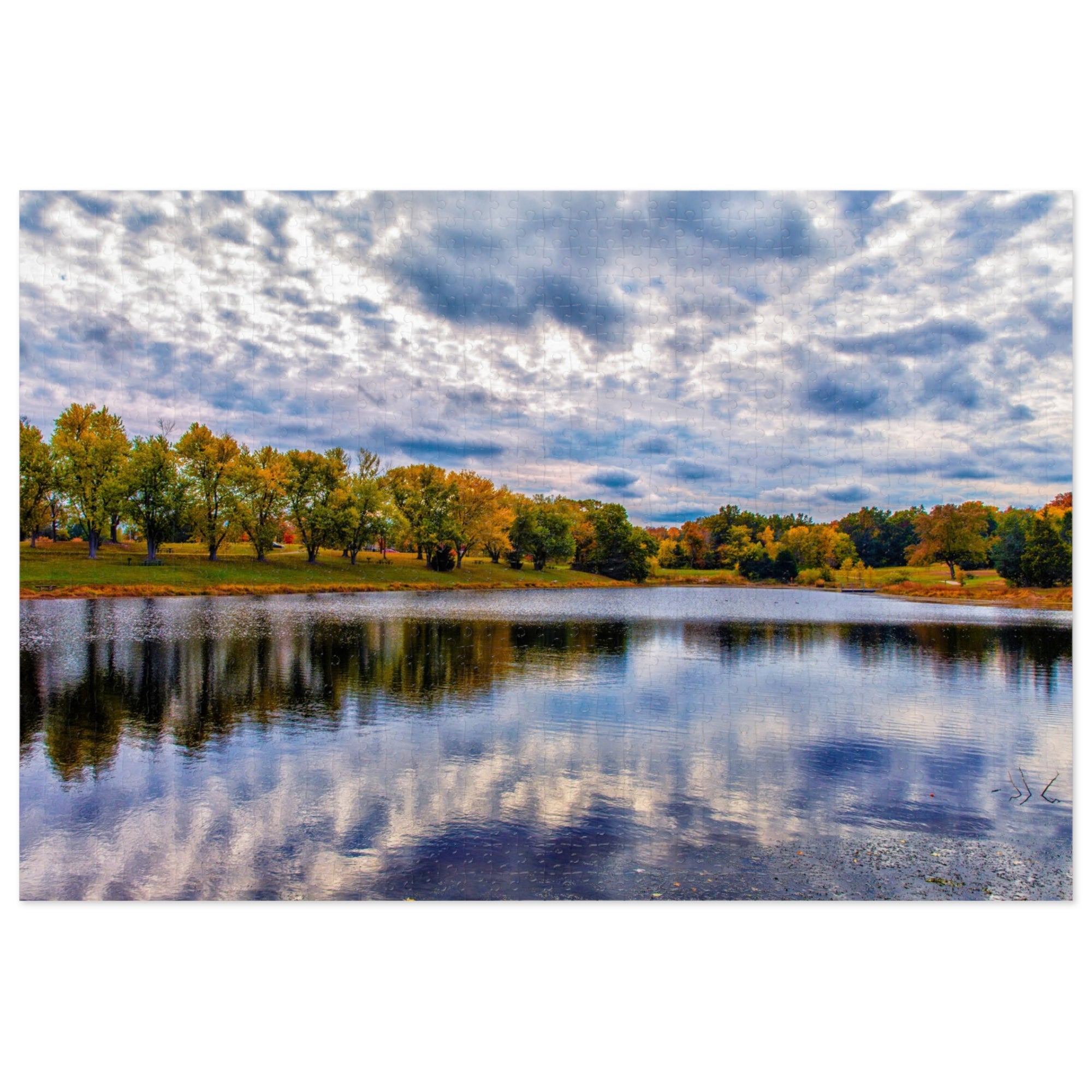 Puzzle Drame dans le ciel d'automne