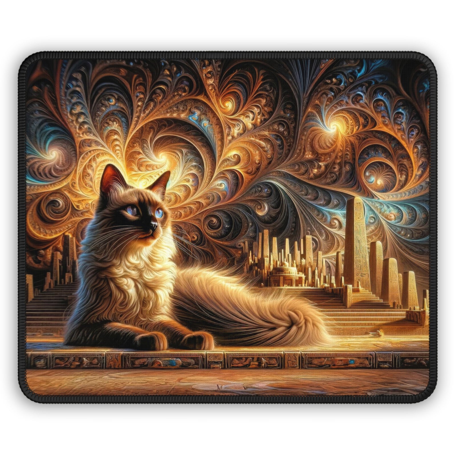 The Watcher of the Eternal Sands Gaming Mouse Pad