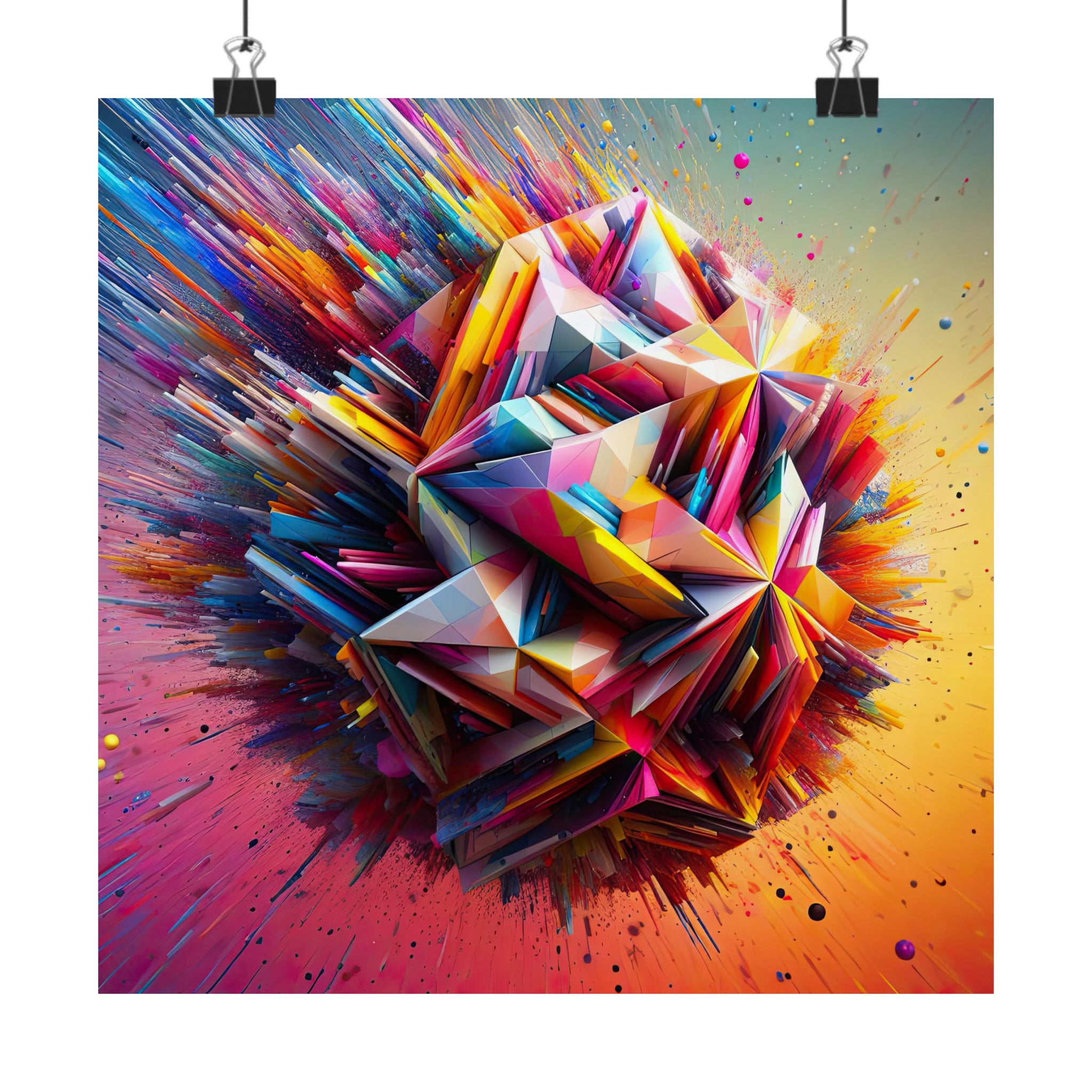 Dodecahedron - Illusory Complexity Poster