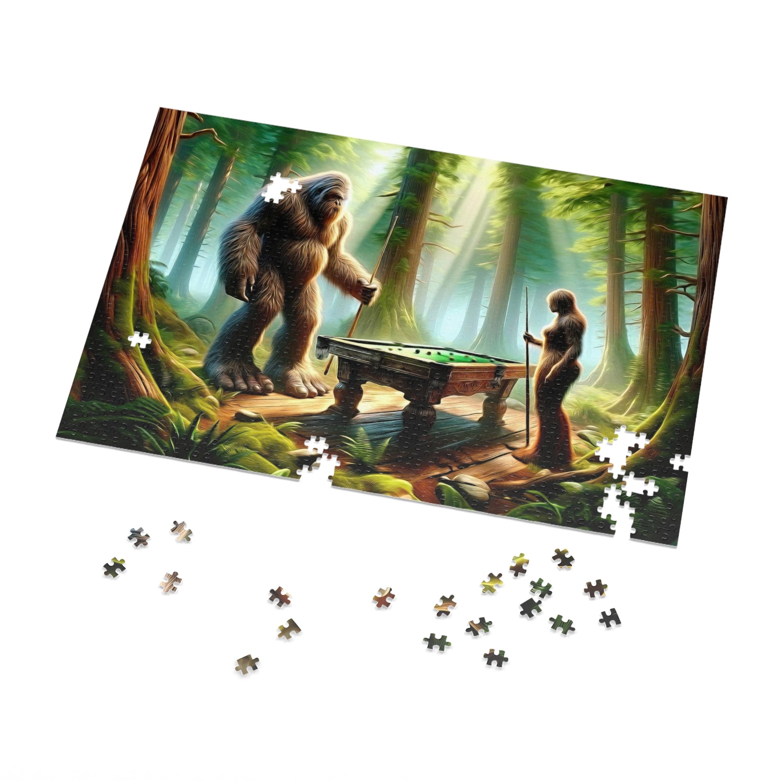 Puzzle de jeu de billard Mystic Woods