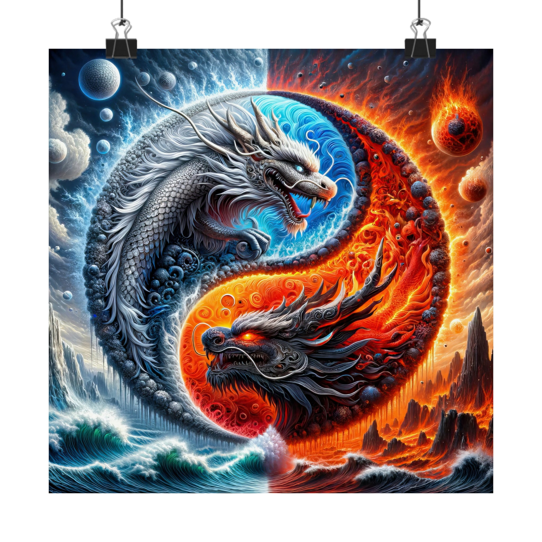 Gyrations galactiques Poster
