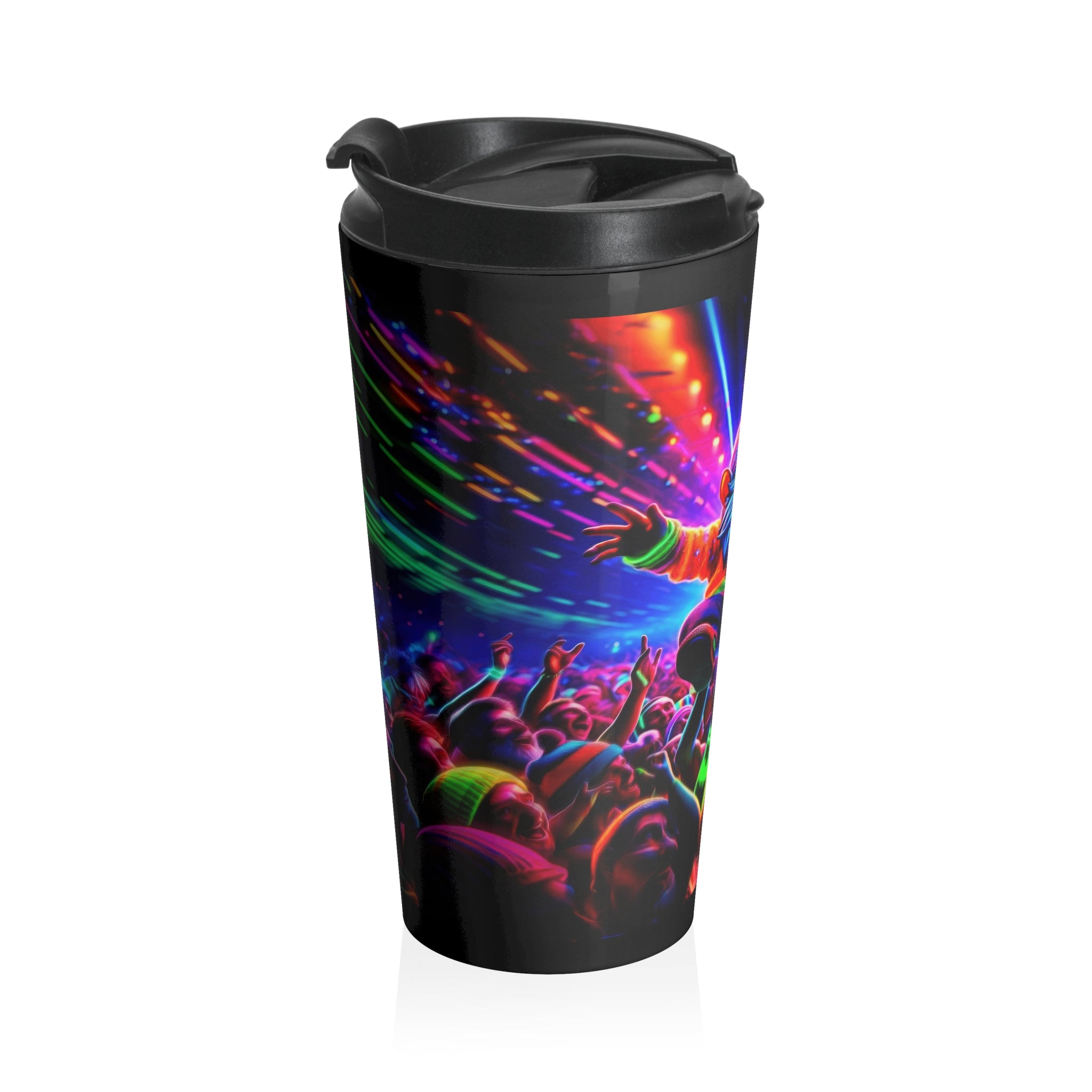 Underground Rave Gnome Travel Mug