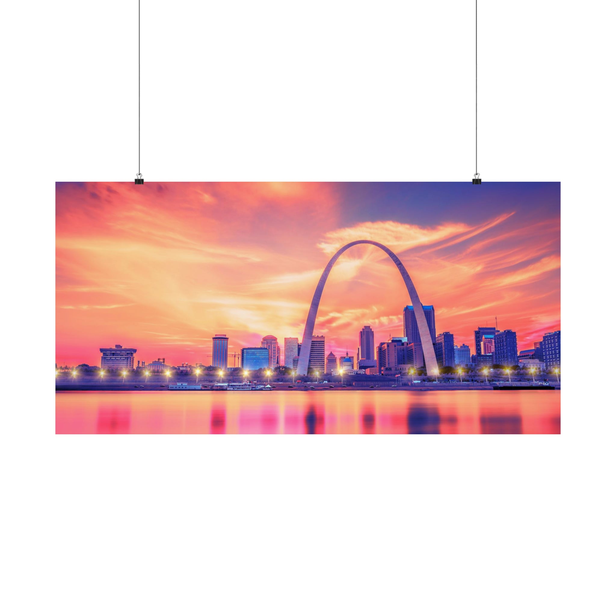 Saint Louis In Pinks Poster