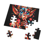 Contemplations d'un puzzle mental en patchwork