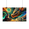 Échec et mat du dragon cosmique Poster