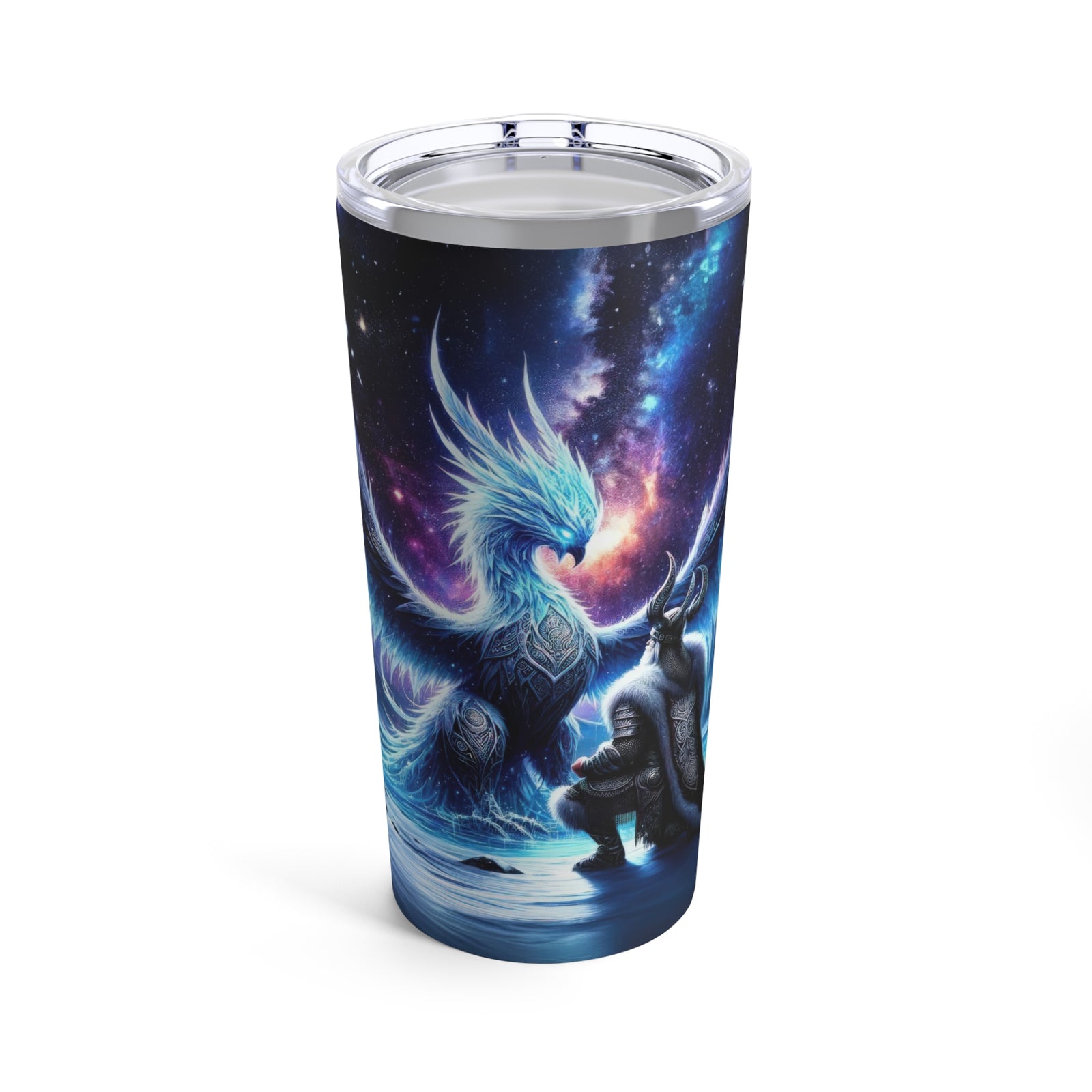 Stellar Guardian at Twilight's Veil Tumbler 20oz