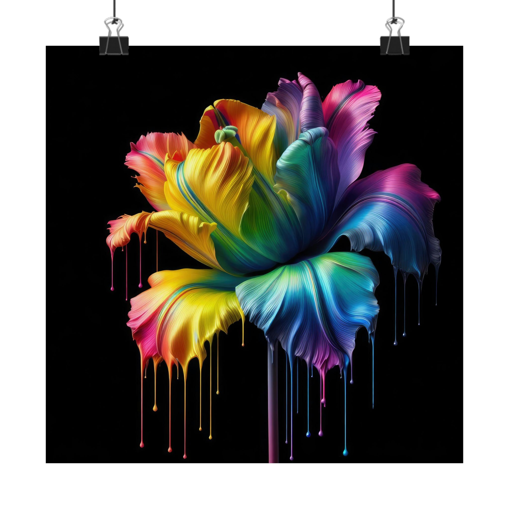 Tulip Dripz - N Poster